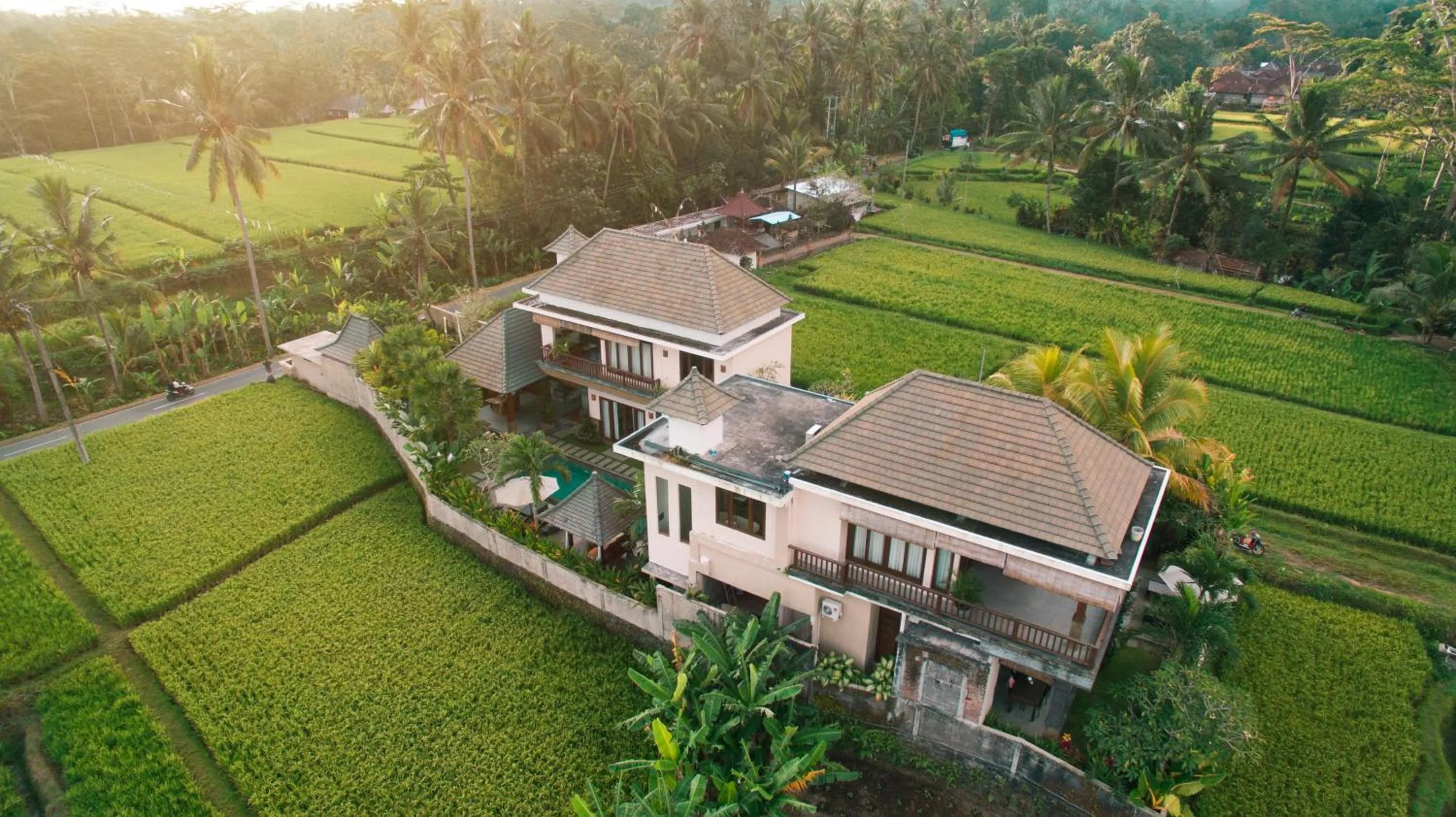 Bird's eye view in Alosta Luxury Private Villa