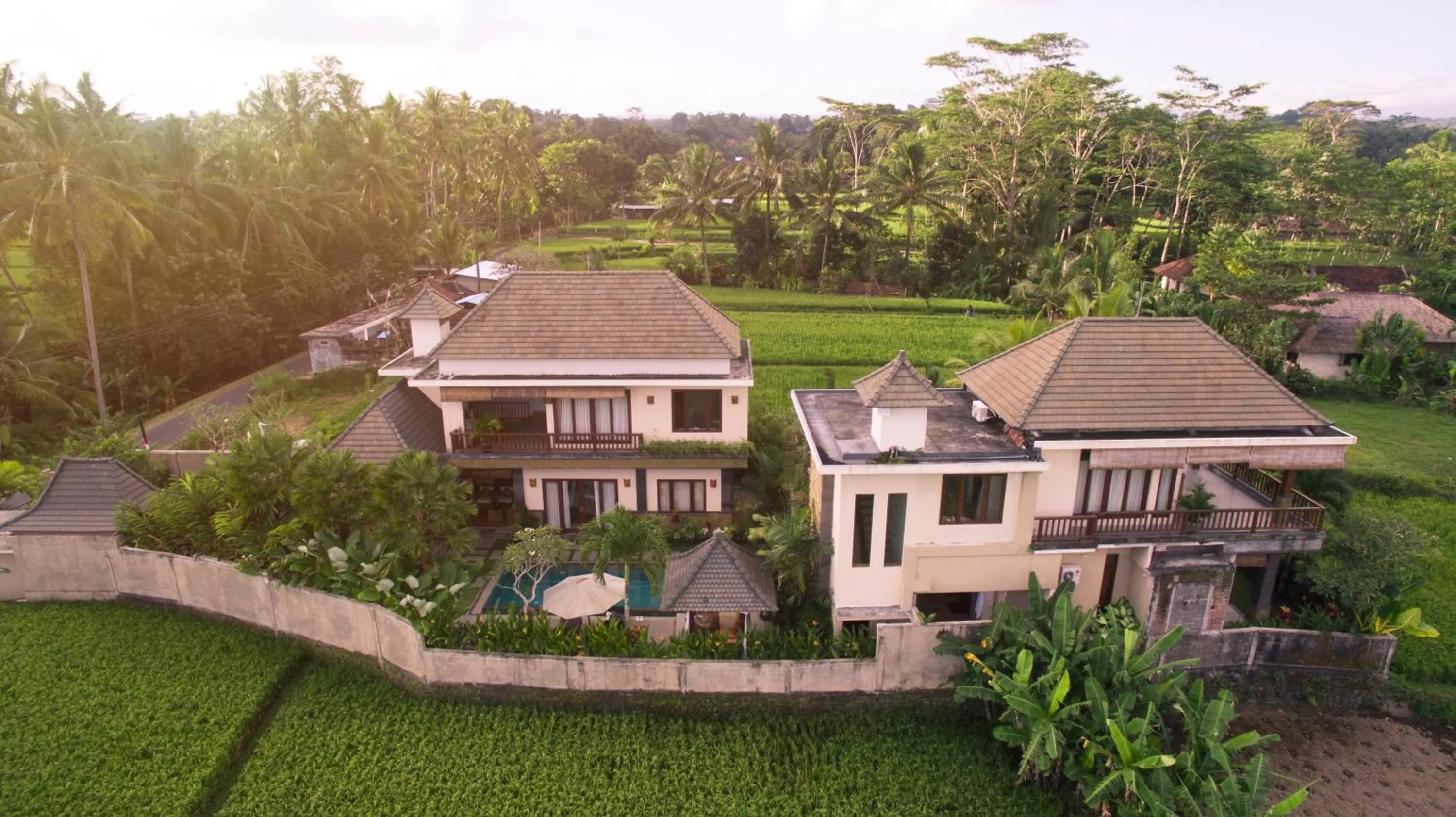 Bird's eye view in Alosta Luxury Private Villa
