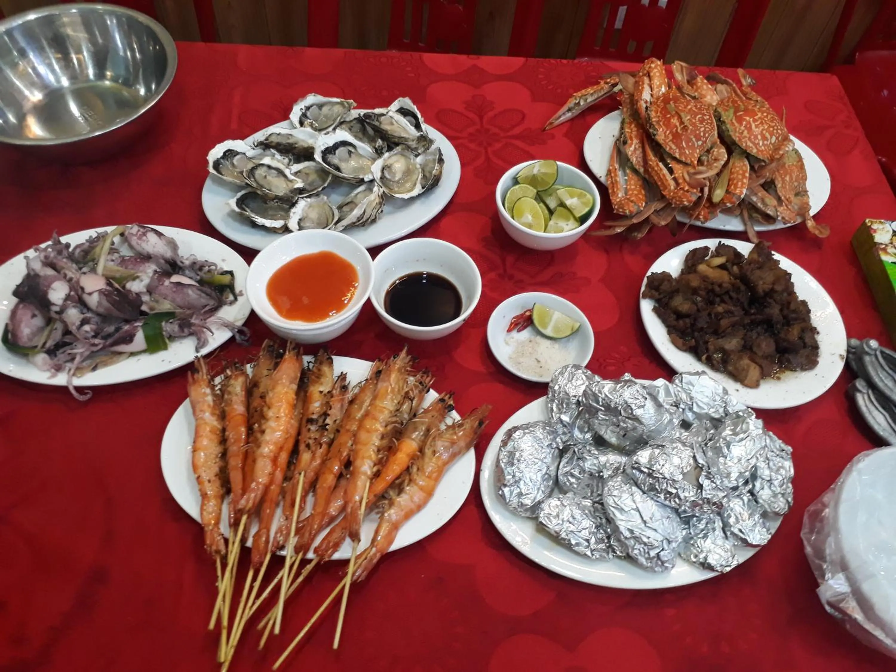Food close-up in Thanh Trung Hotel