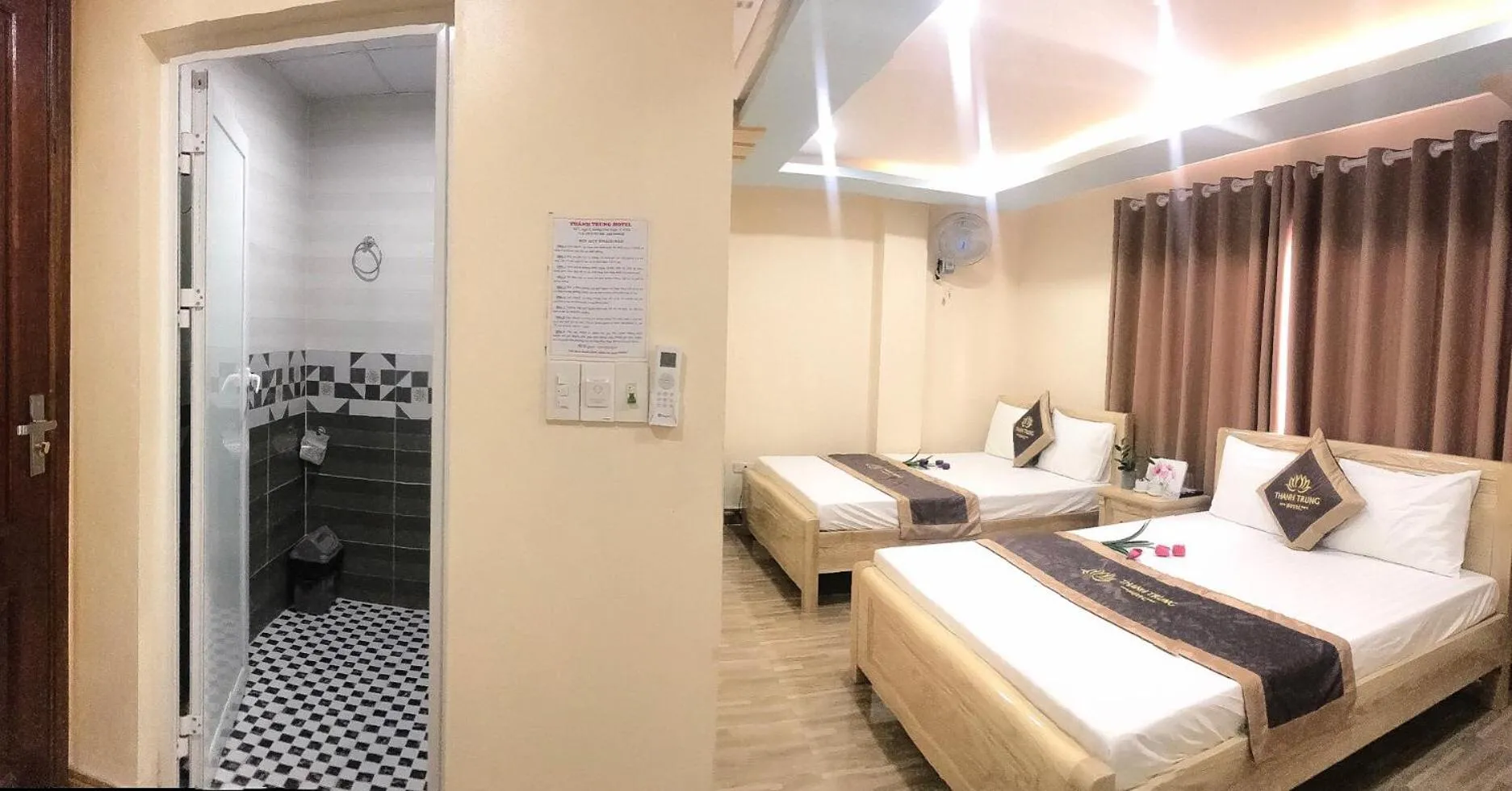 Bed in Thanh Trung Hotel