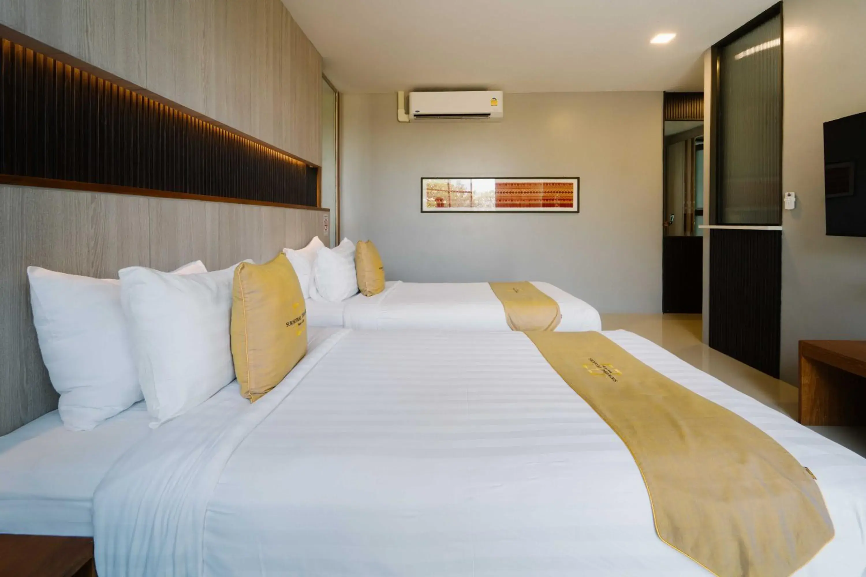 Bed in Sukhothai Treasure Resort & Spa Bed in Sukhothai Treasure Resort & Spa