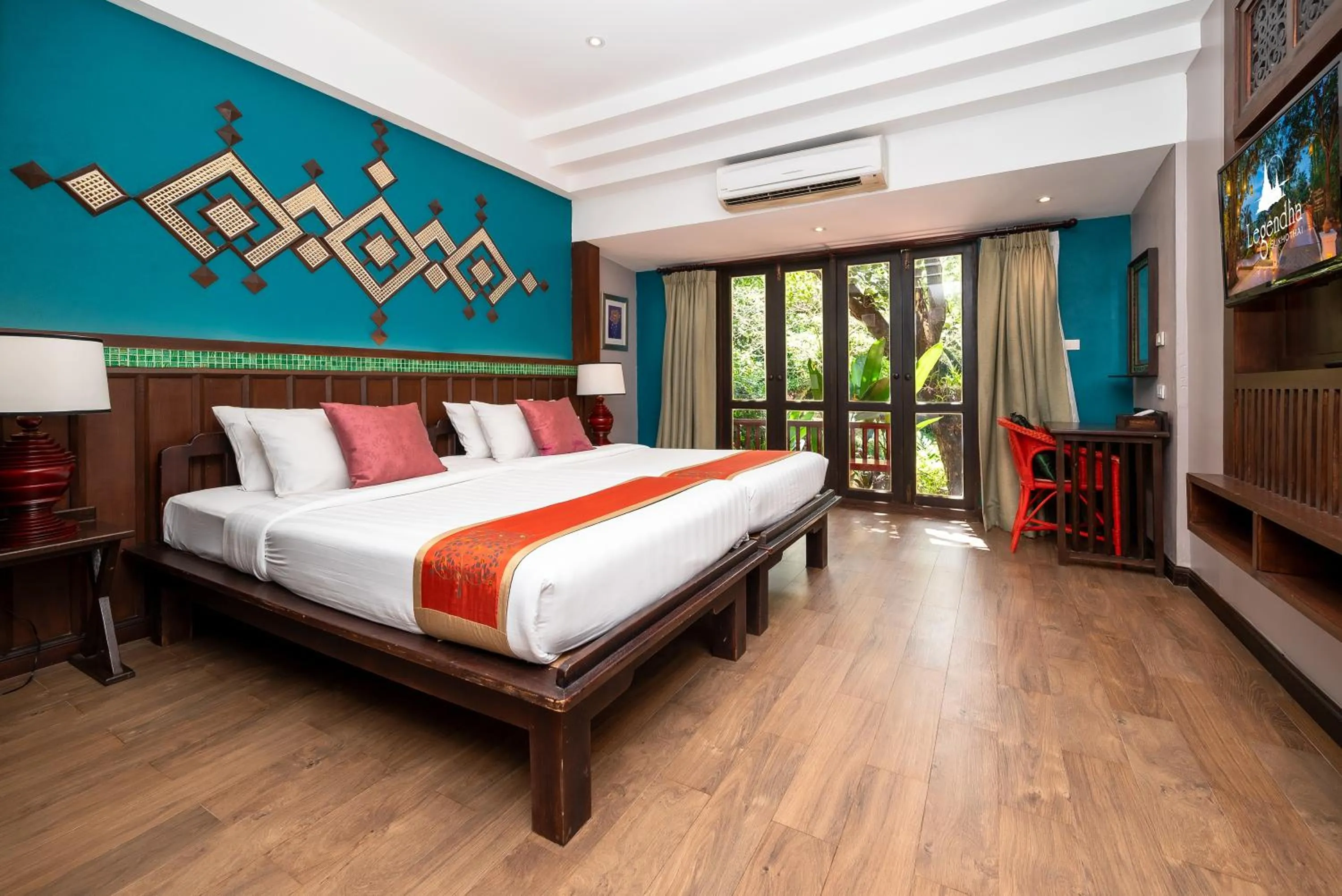 Bedroom, Bed in Legendha Sukhothai Hotel