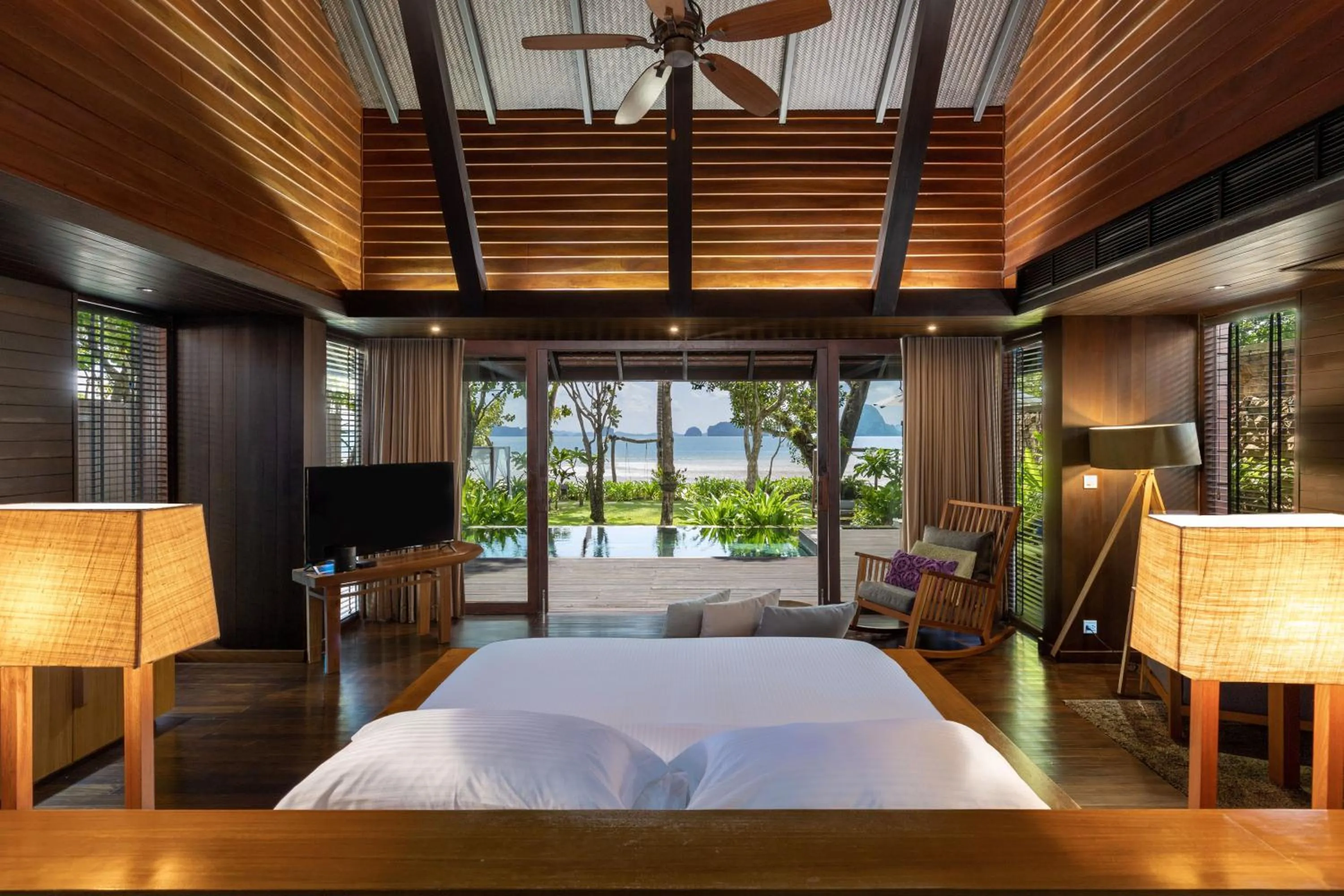 Bed in The Tubkaak Krabi Boutique Resort