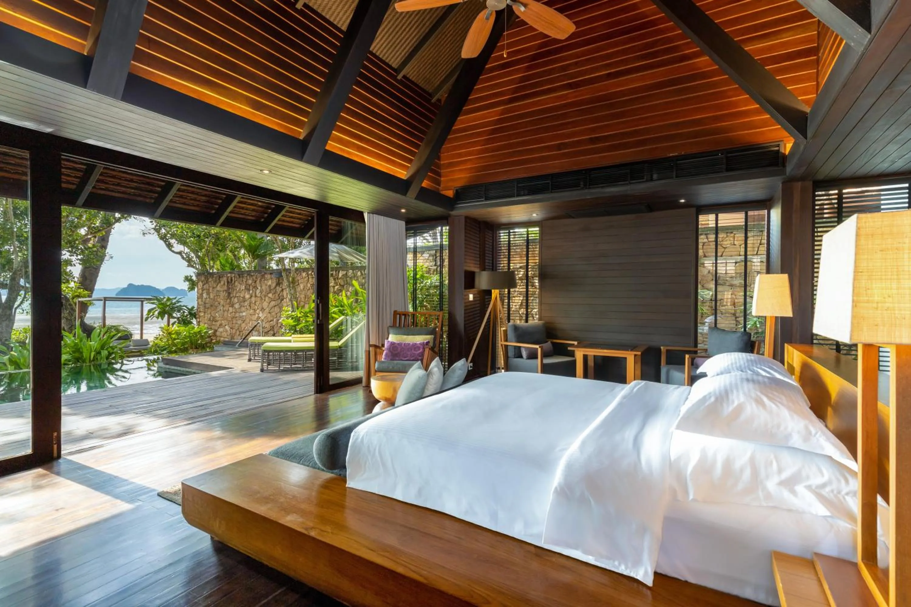 Bed in The Tubkaak Krabi Boutique Resort