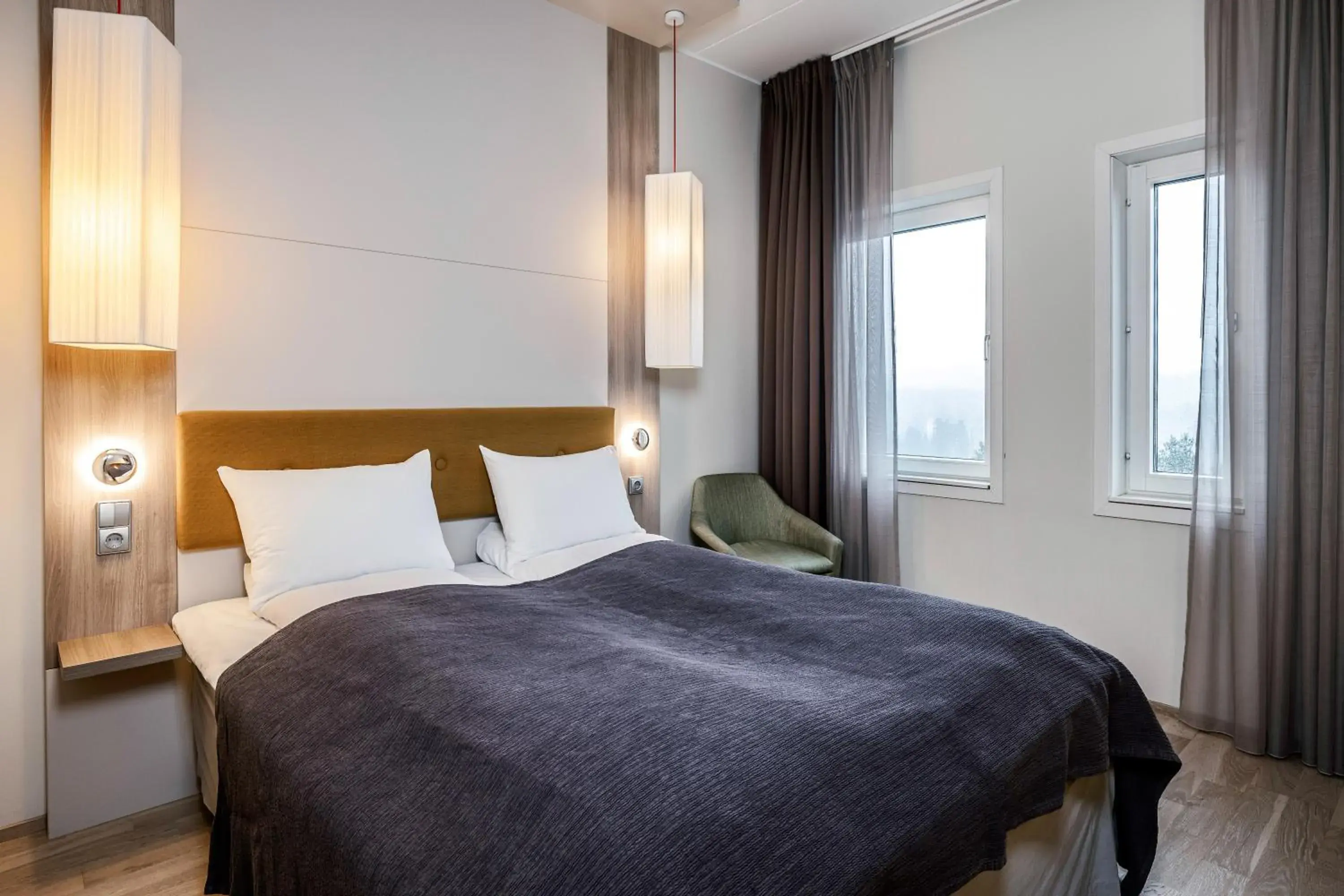 Bed in Quality Hotel Edvard Grieg Bed in Quality Hotel Edvard Grieg