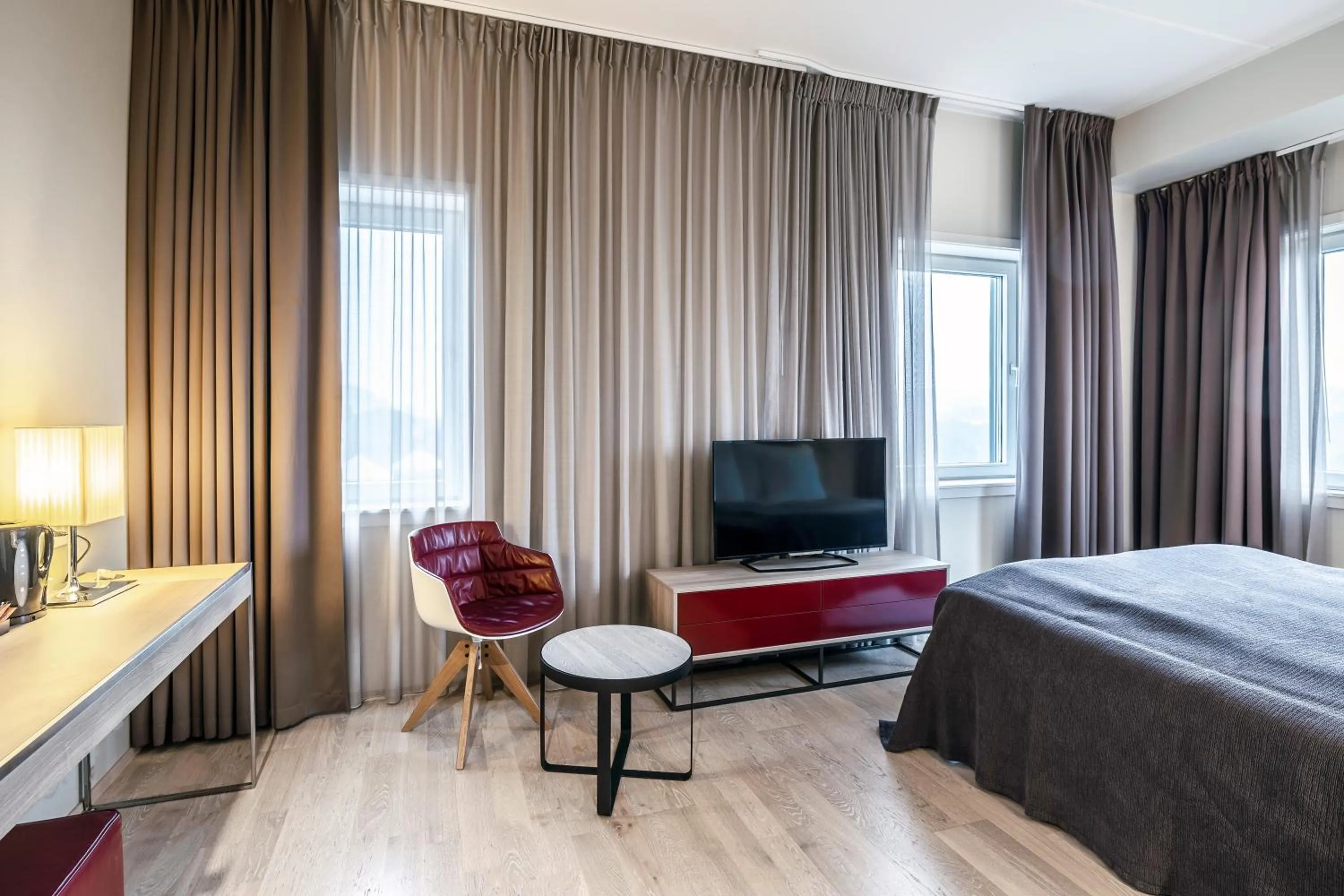 Bed in Quality Hotel Edvard Grieg