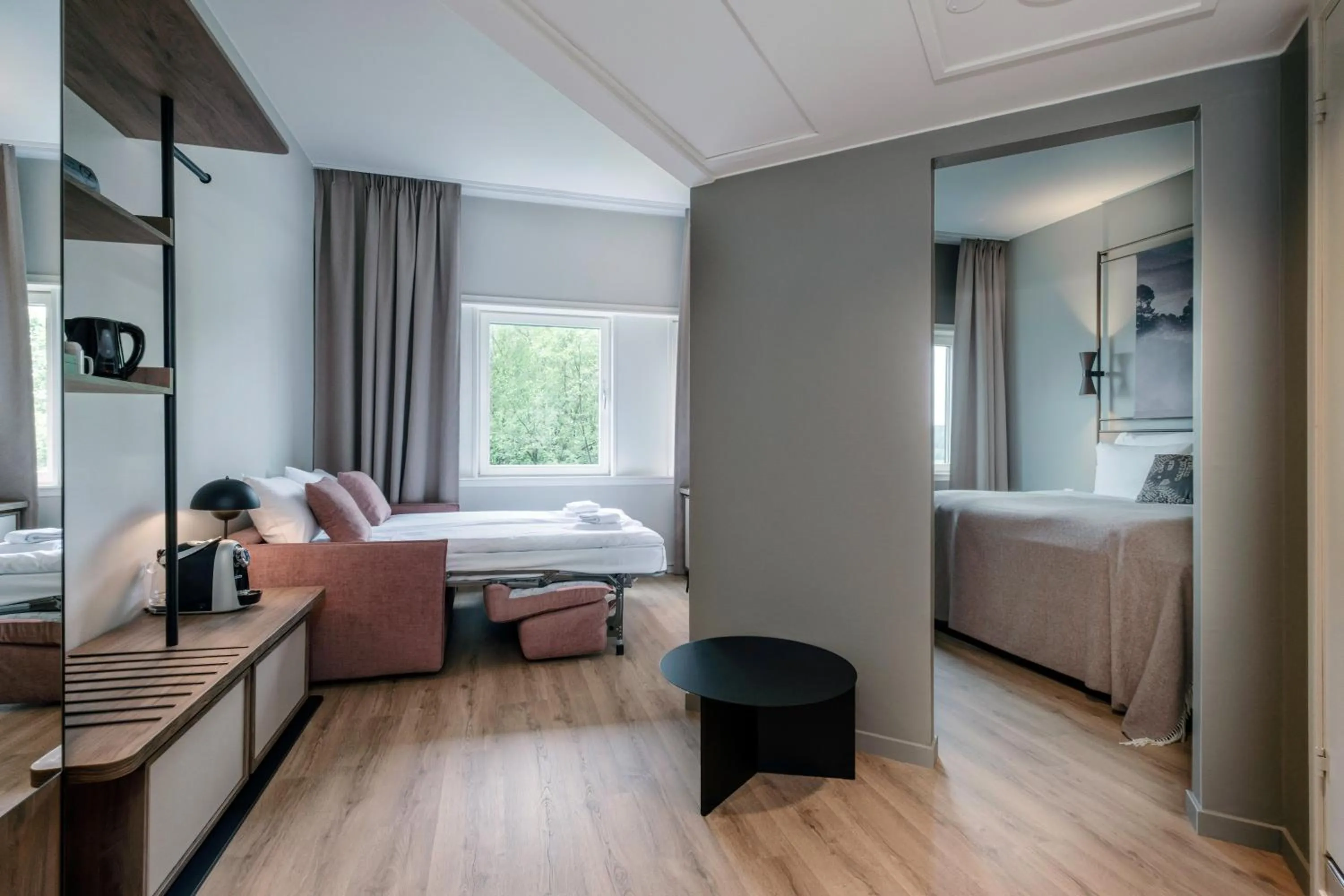 Living room, Bed in Quality Hotel Edvard Grieg