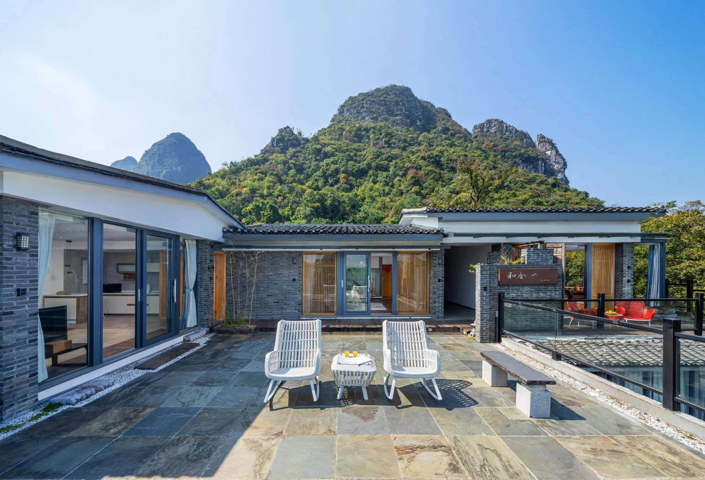 Natural landscape in Guilin HeShe Lakeside Resort