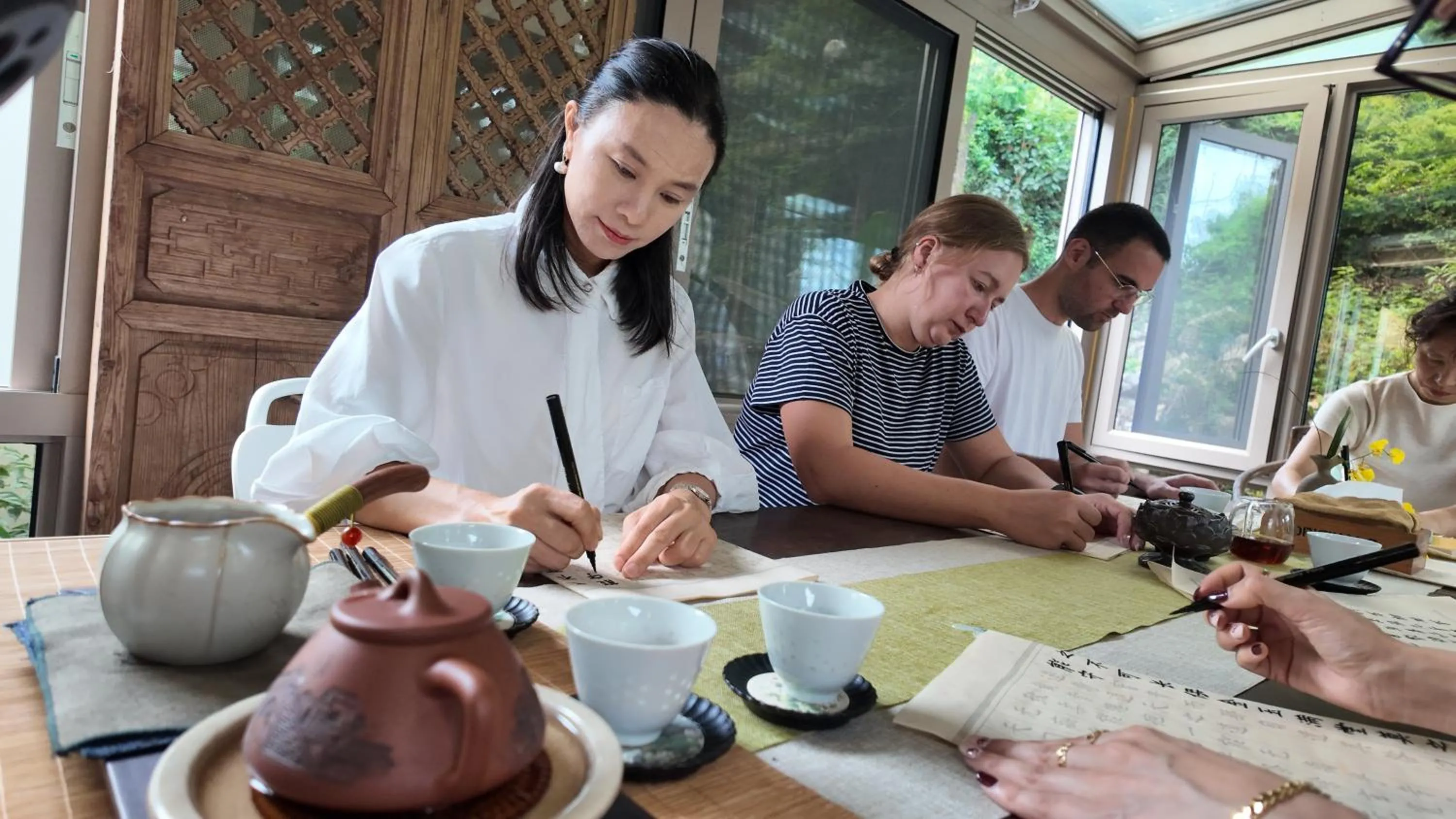 People in Guilin HeShe Lakeside Resort