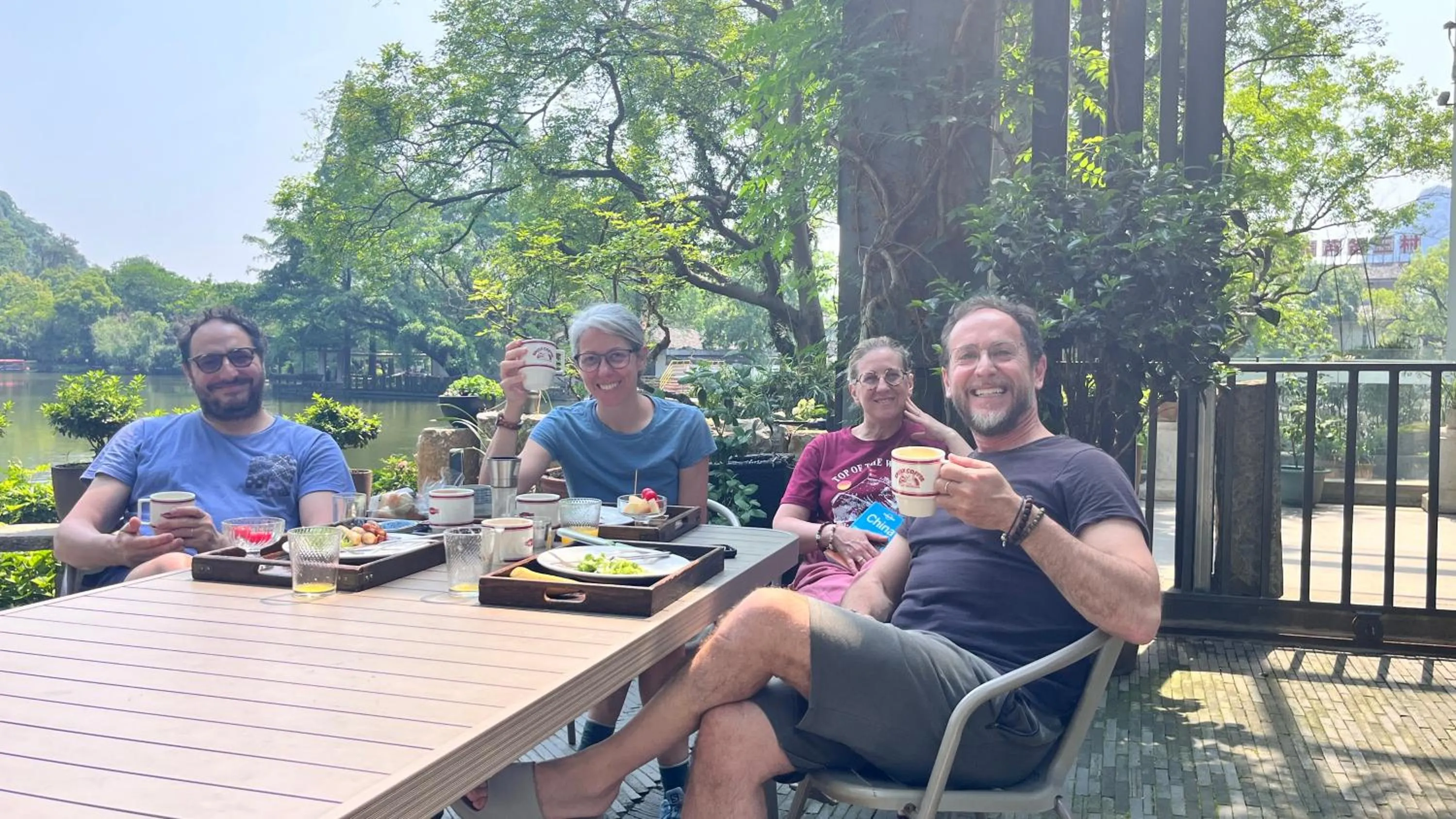 Breakfast in Guilin HeShe Lakeside Resort