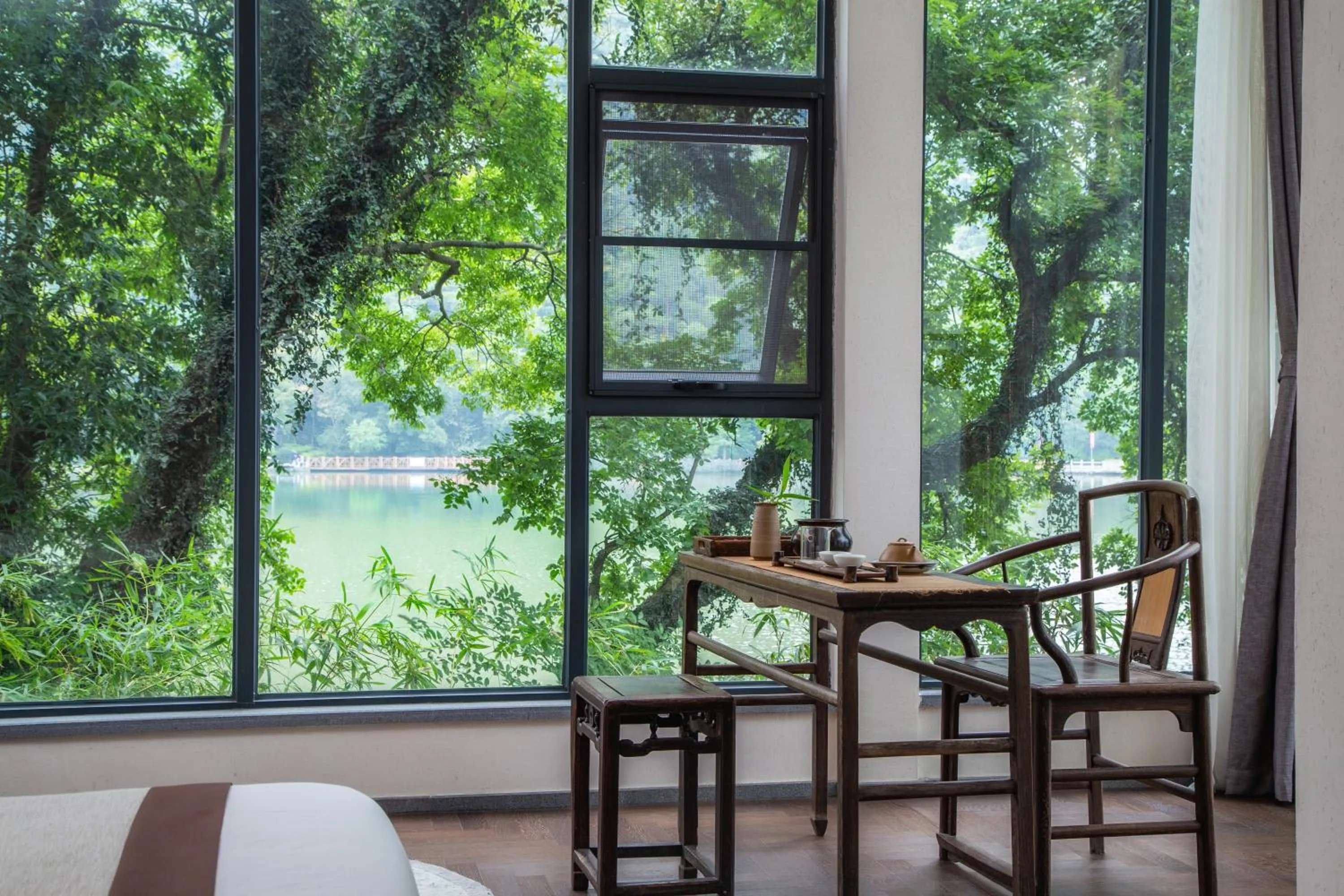 Lake view in Guilin HeShe Lakeside Resort