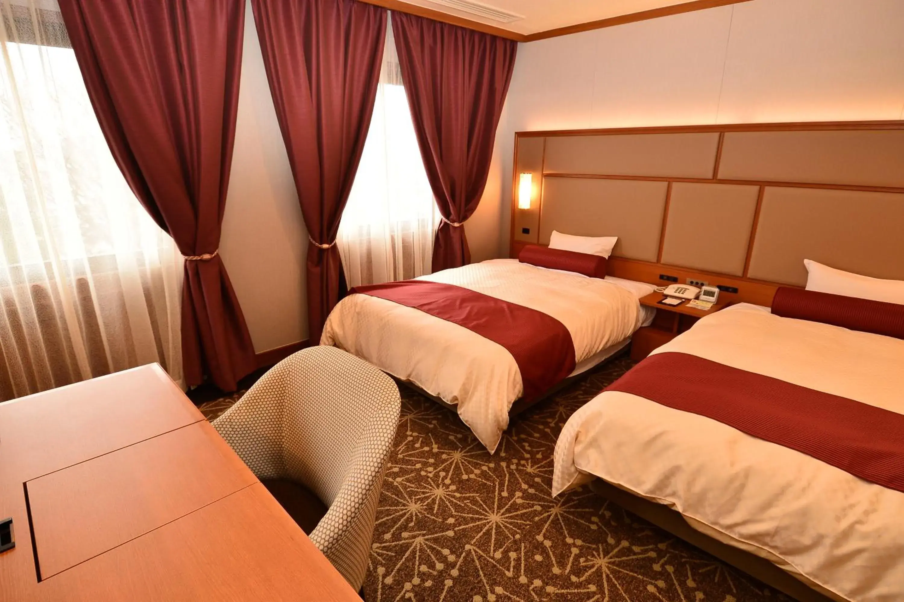 Bed in Hotel Sunroute Sano Bed in Hotel Sunroute Sano