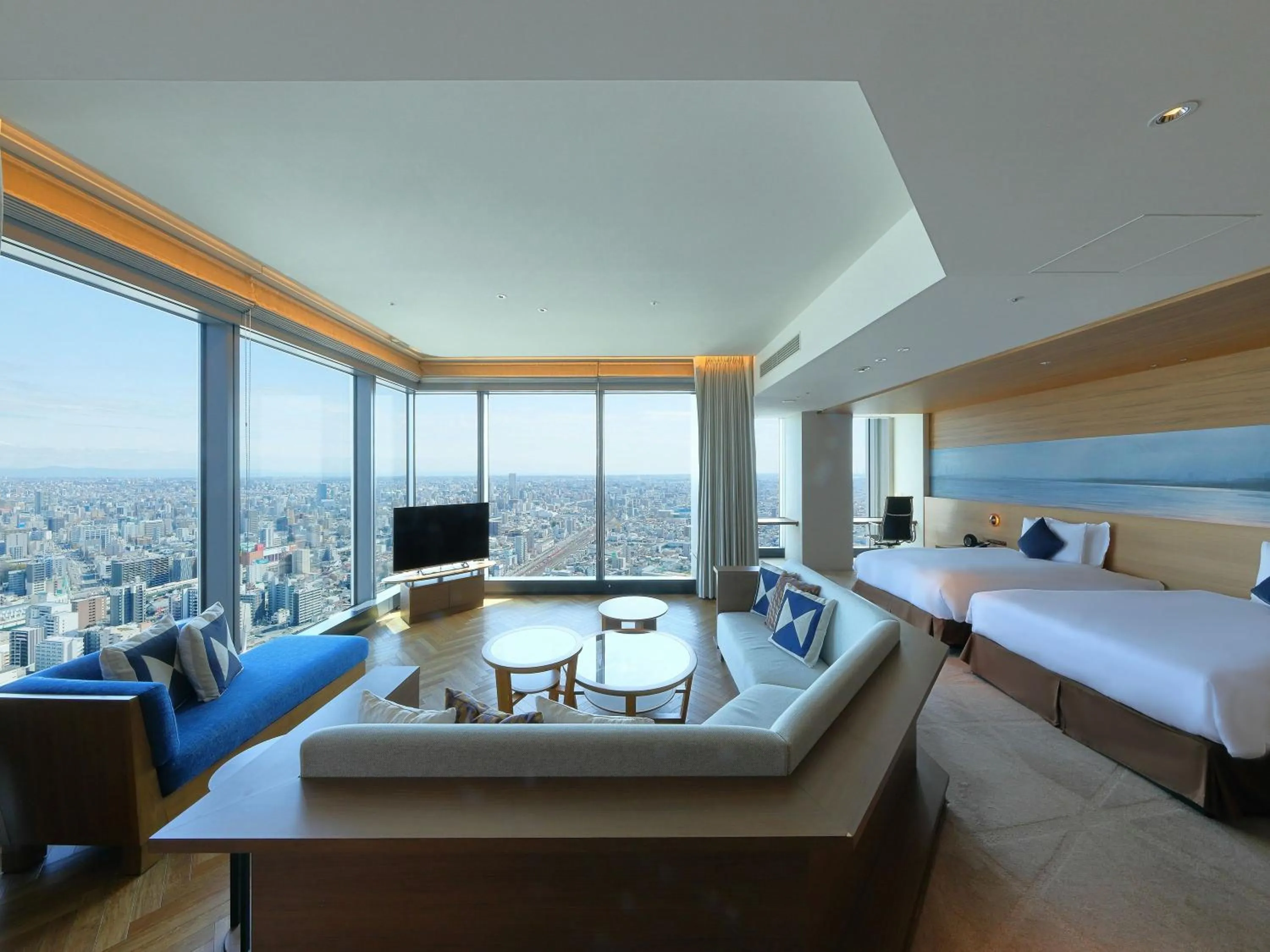 Photo of the whole room, Bed in Nagoya Prince Hotel Sky Tower