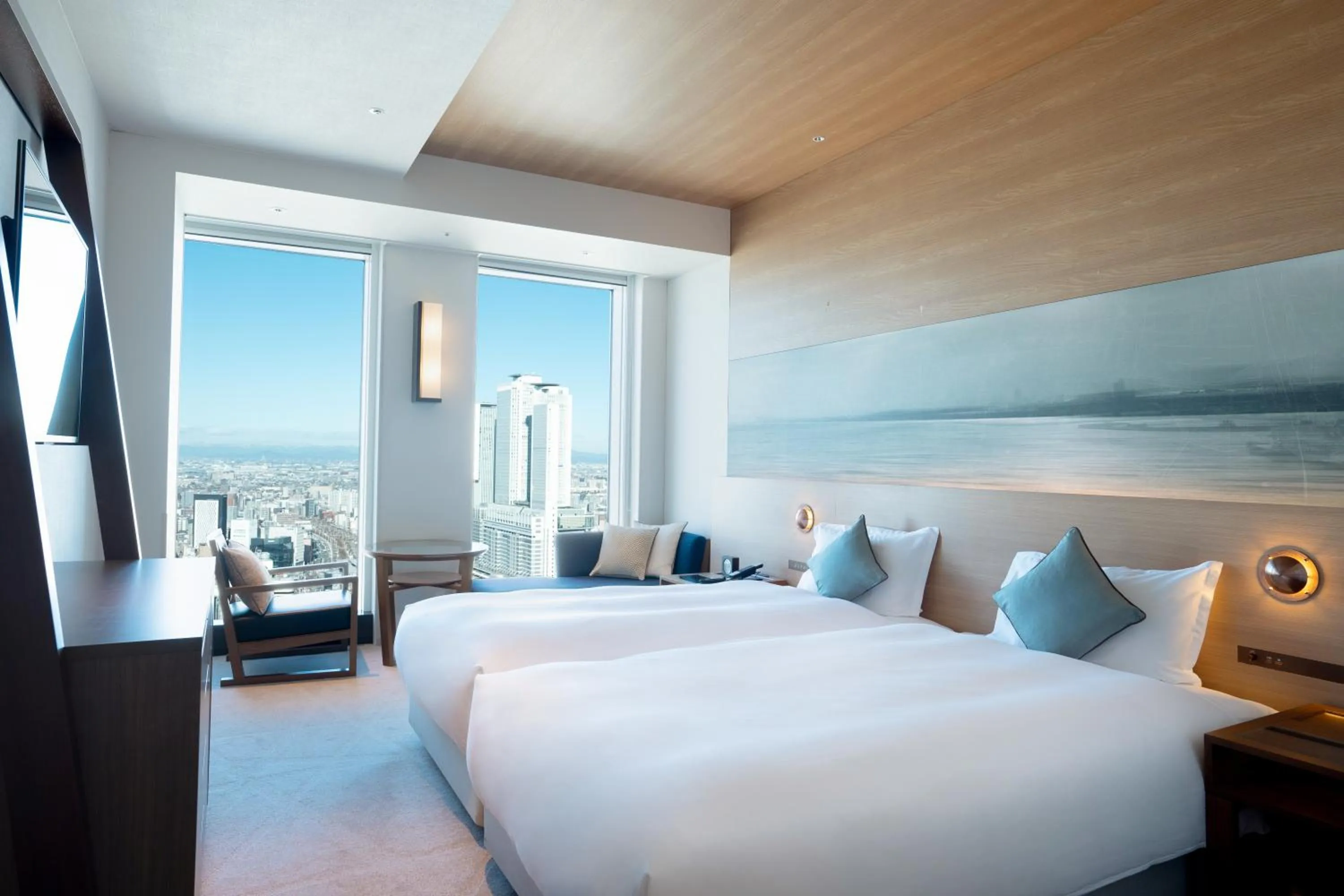 Photo of the whole room, Bed in Nagoya Prince Hotel Sky Tower