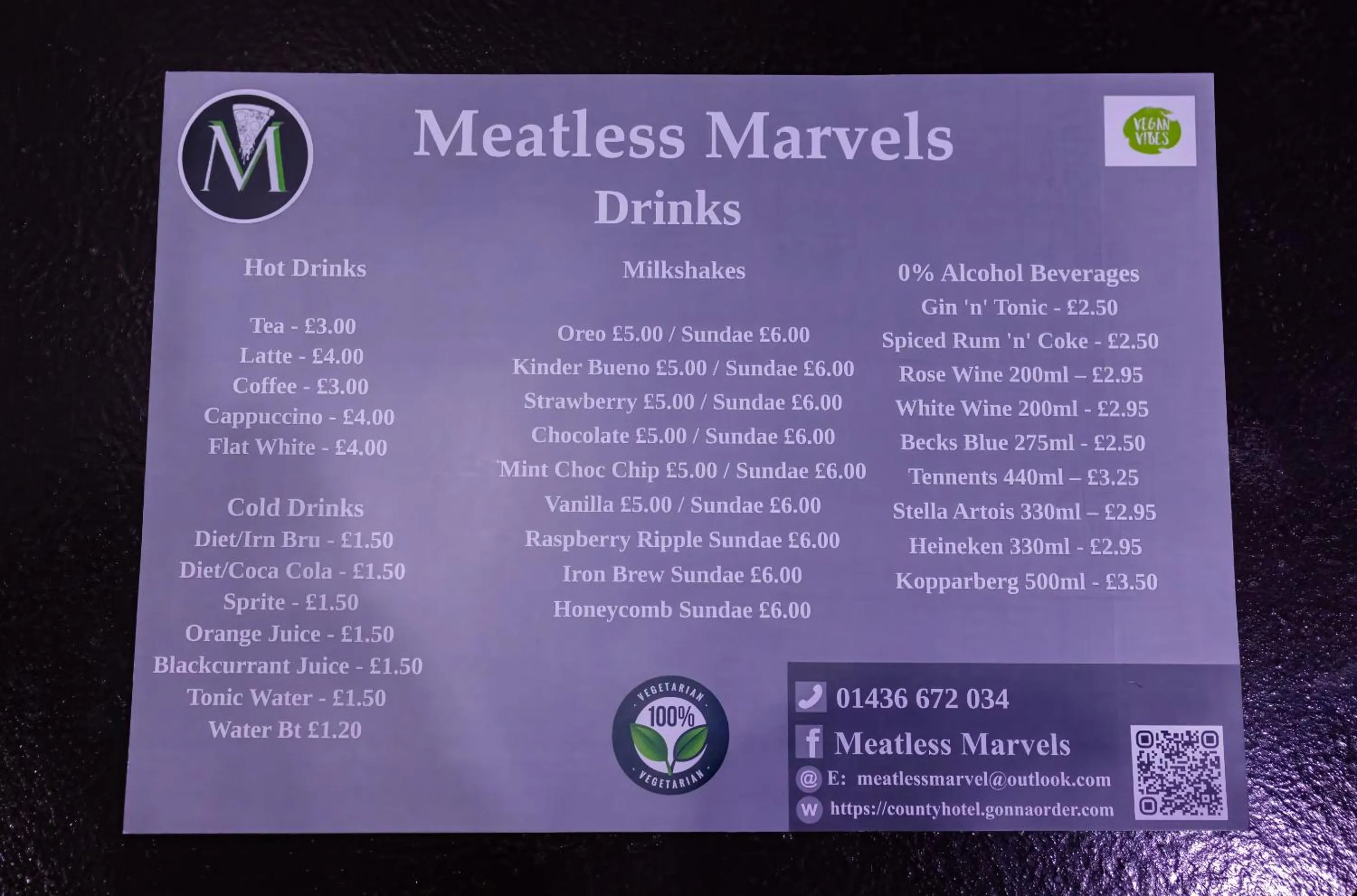 Dining area in County Hotel