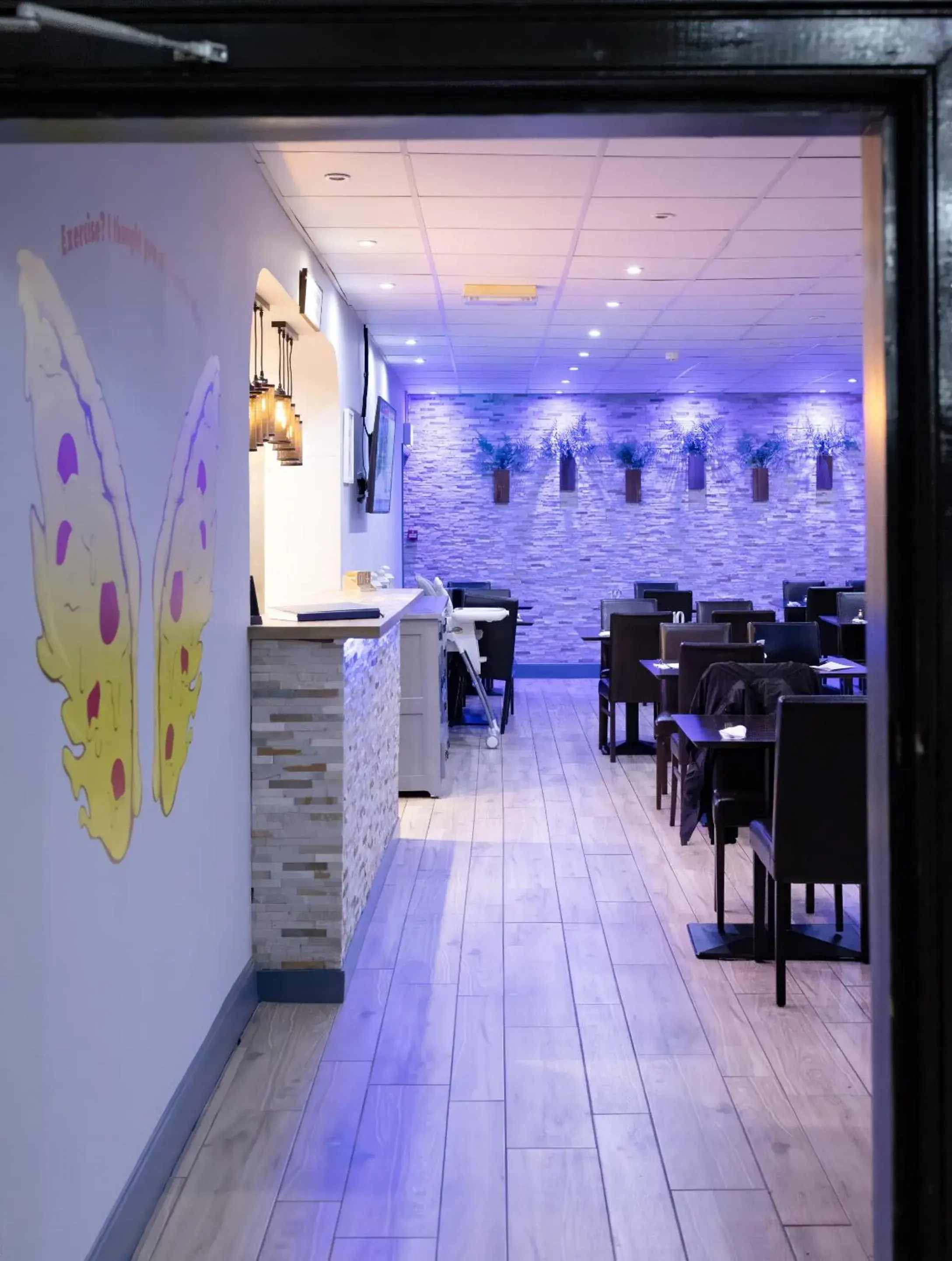 Dining area in The County Hotel Dining area in The County Hotel