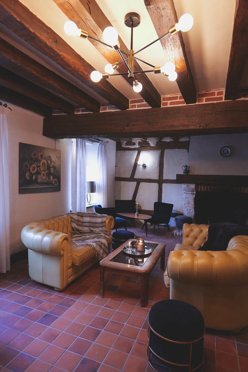 Living room in Auberge Du Cheval Blanc - Teritoria