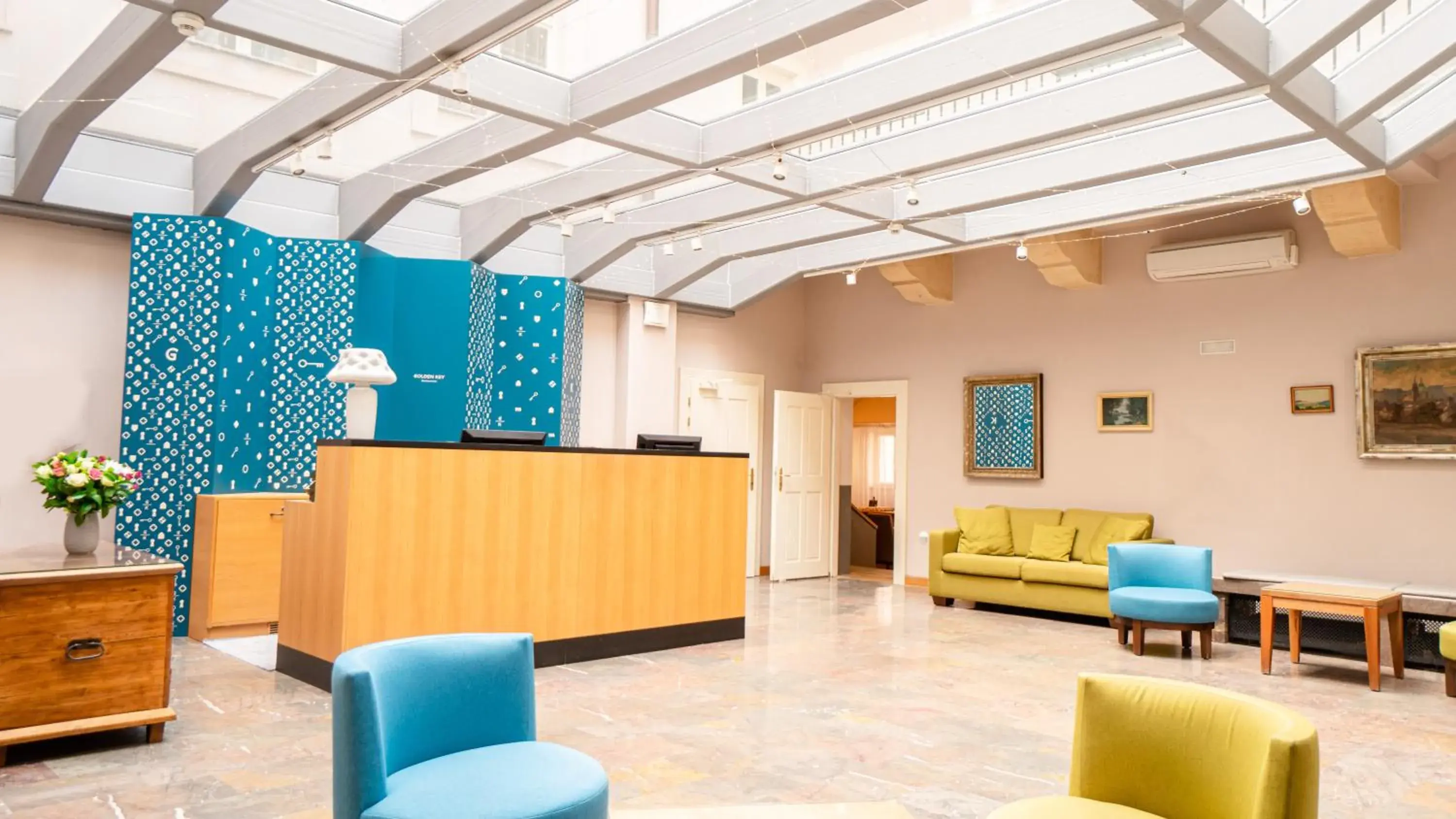Lobby or reception in Hotel Golden Key Prague Castle Lobby or reception in Hotel Golden Key Prague Castle