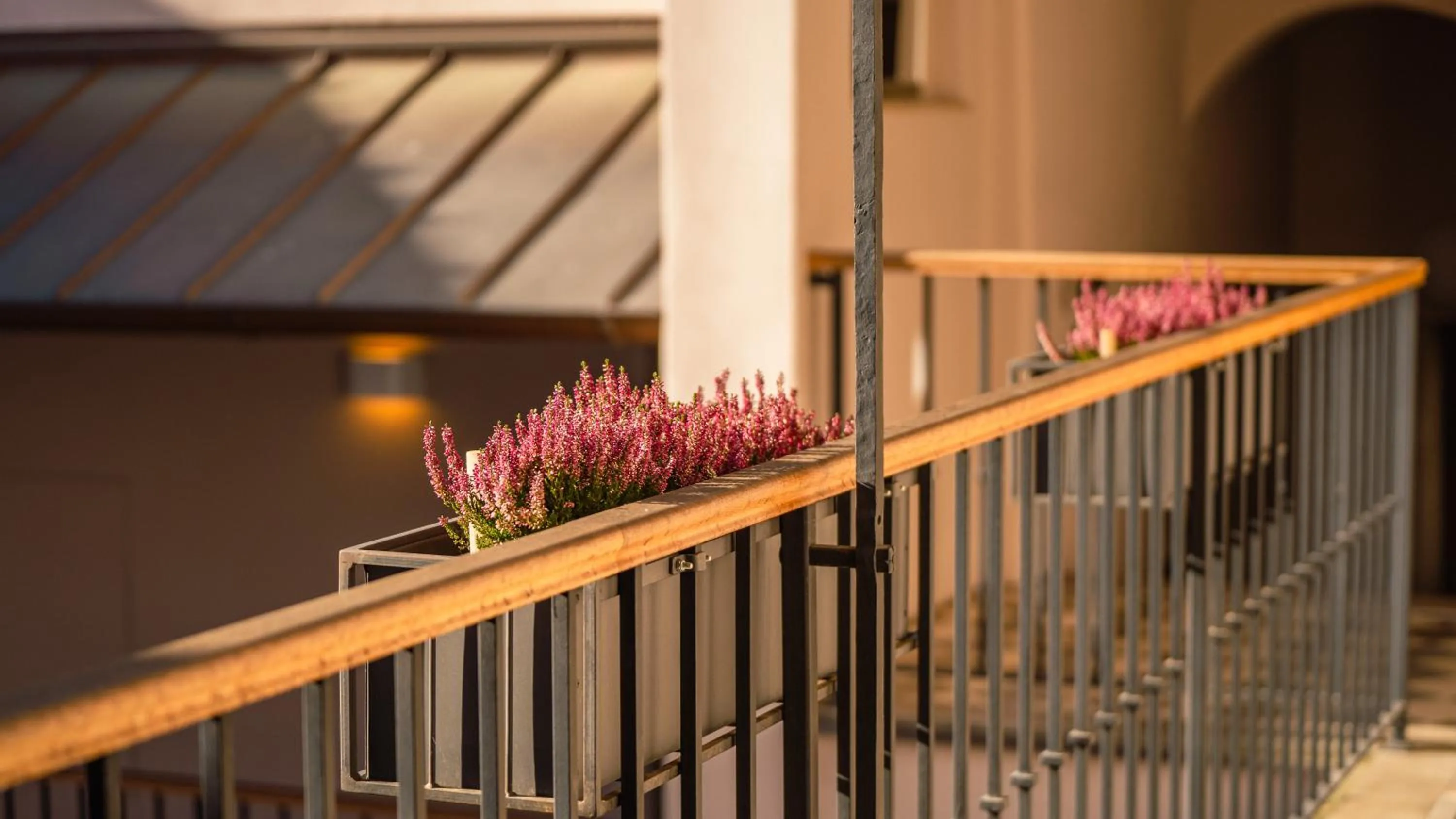 Patio in Hotel Golden Key Prague Castle