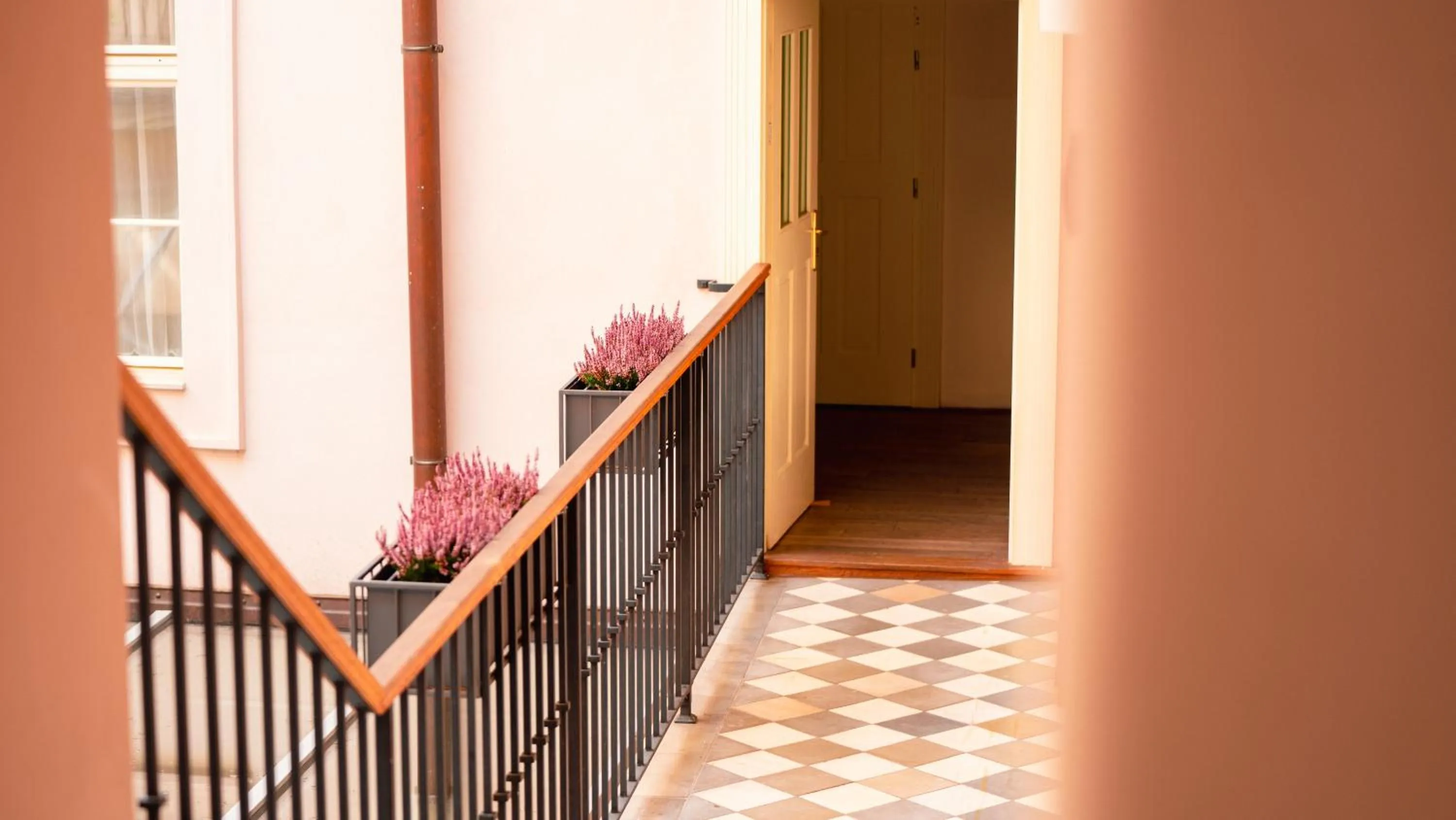 Decorative detail in Hotel Golden Key Prague Castle
