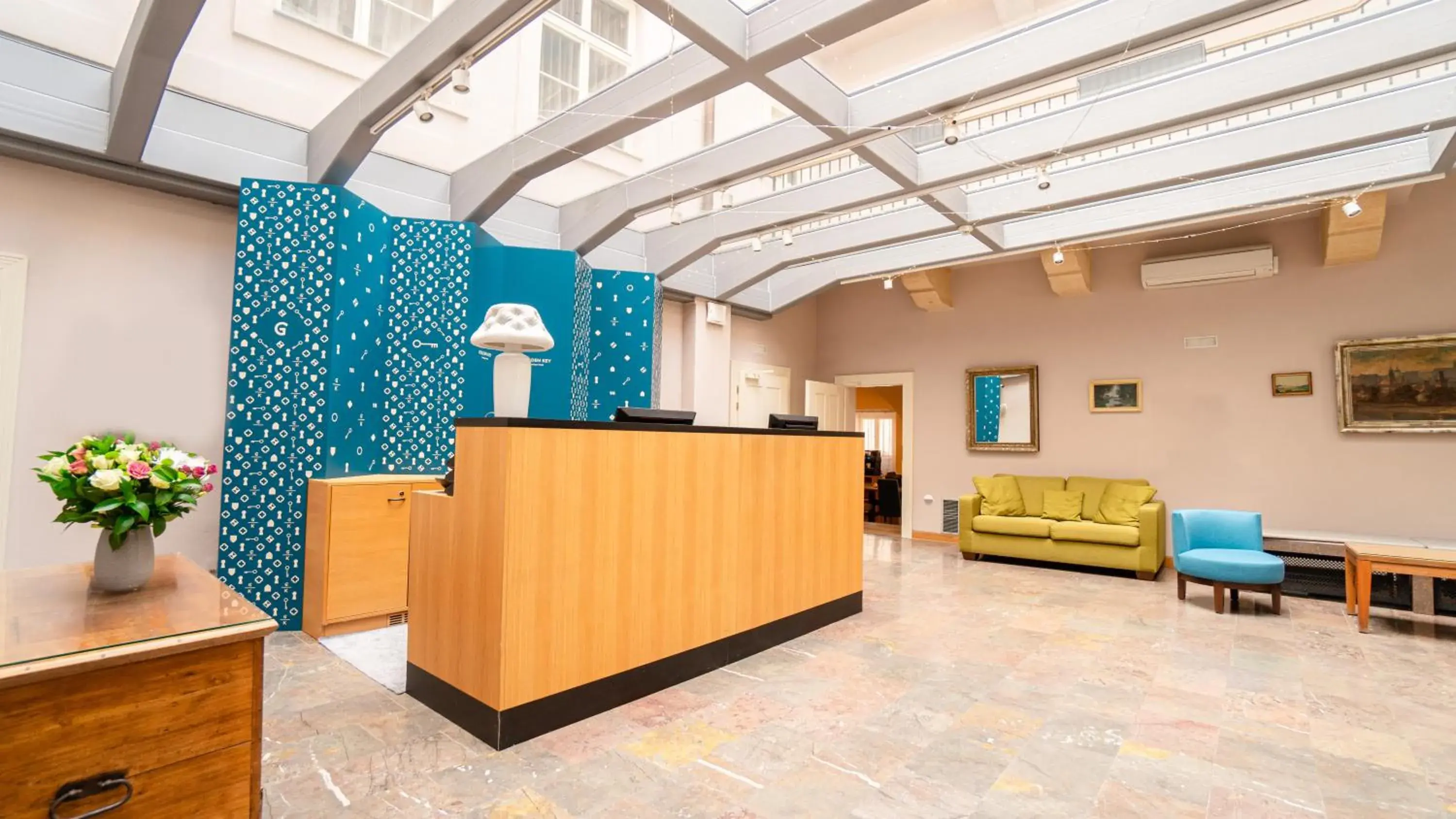 Lobby or reception in Hotel Golden Key Prague Castle Lobby or reception in Hotel Golden Key Prague Castle