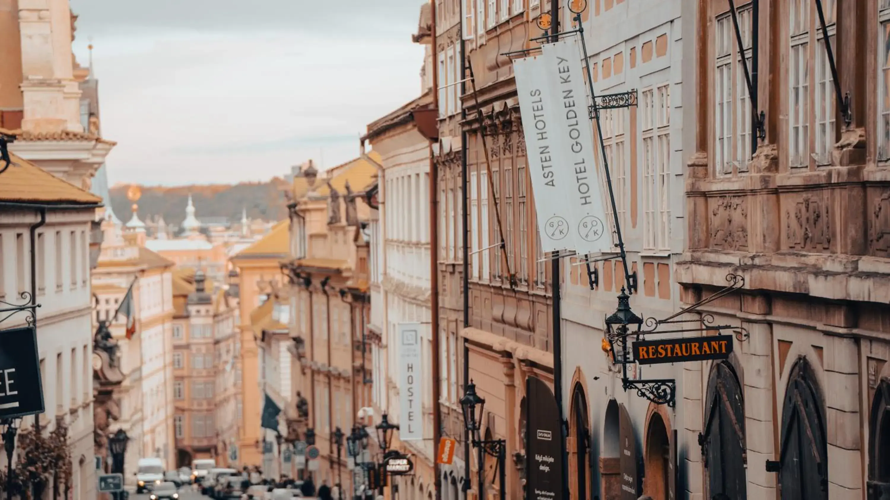 Property building in Hotel Golden Key Prague Castle Property building in Hotel Golden Key Prague Castle