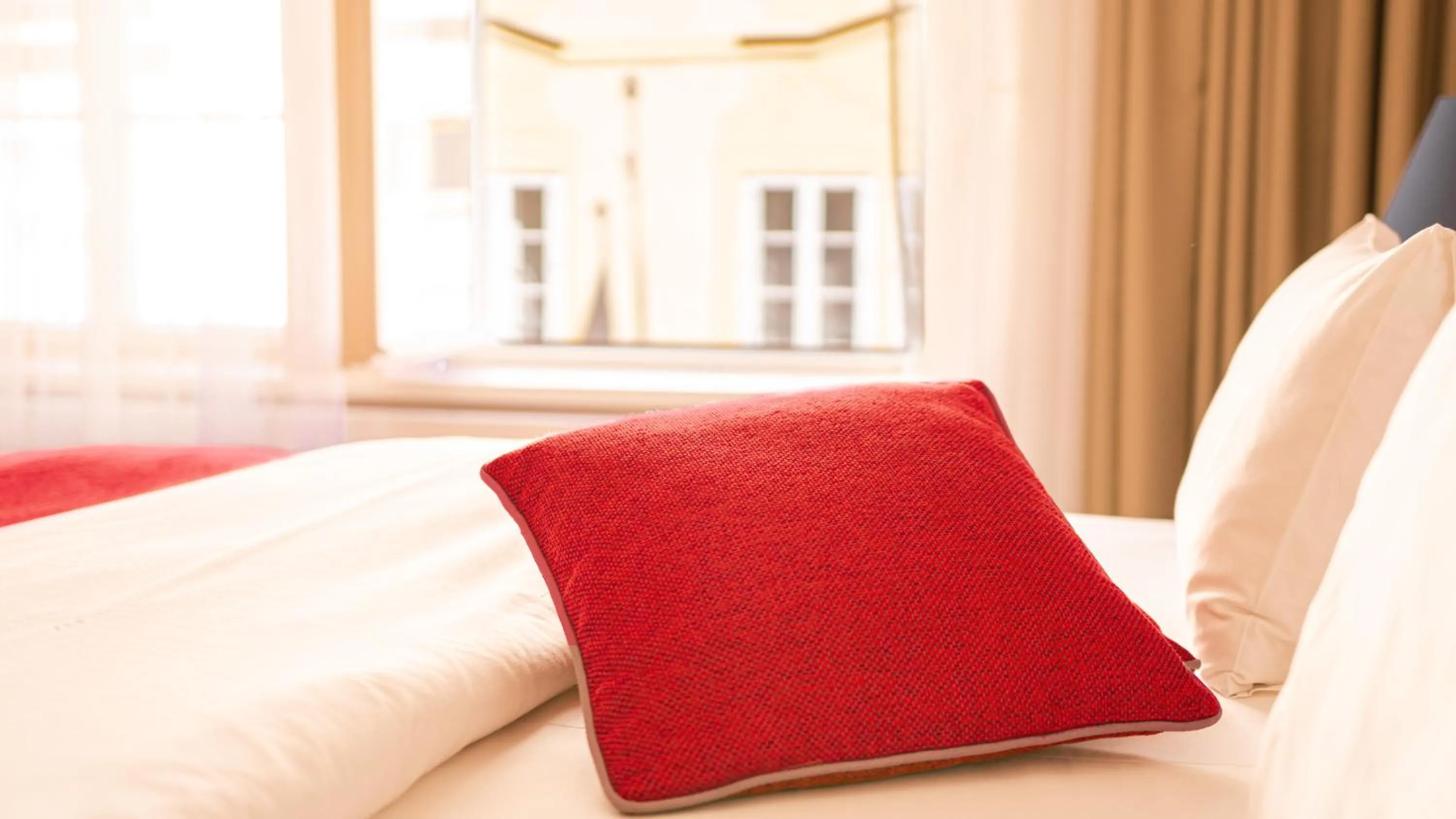 Bed in Hotel Golden Key Prague Castle