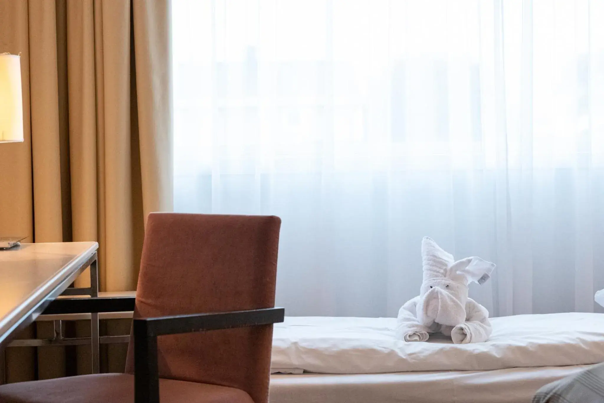 Decorative detail, Bed in Quality Airport Hotel Stavanger Decorative detail, Bed in Quality Airport Hotel Stavanger