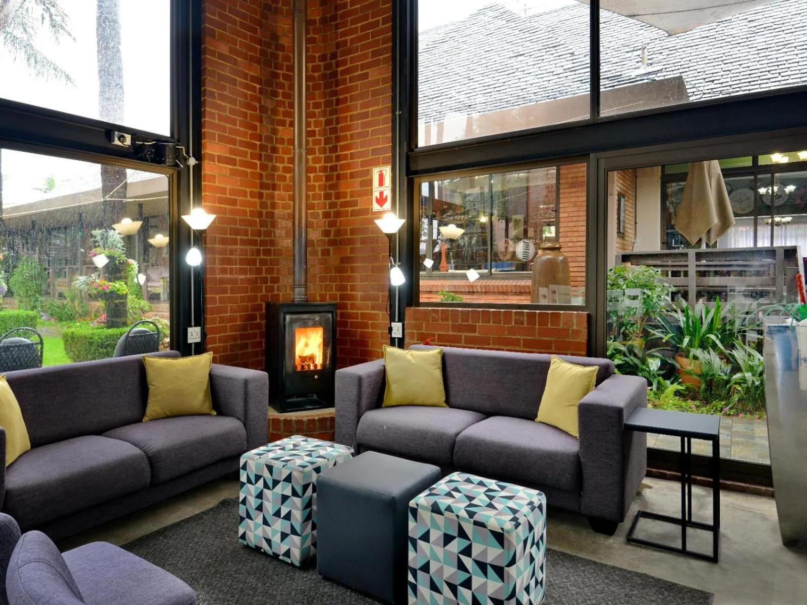 Seating area in Sunrock Guesthouse