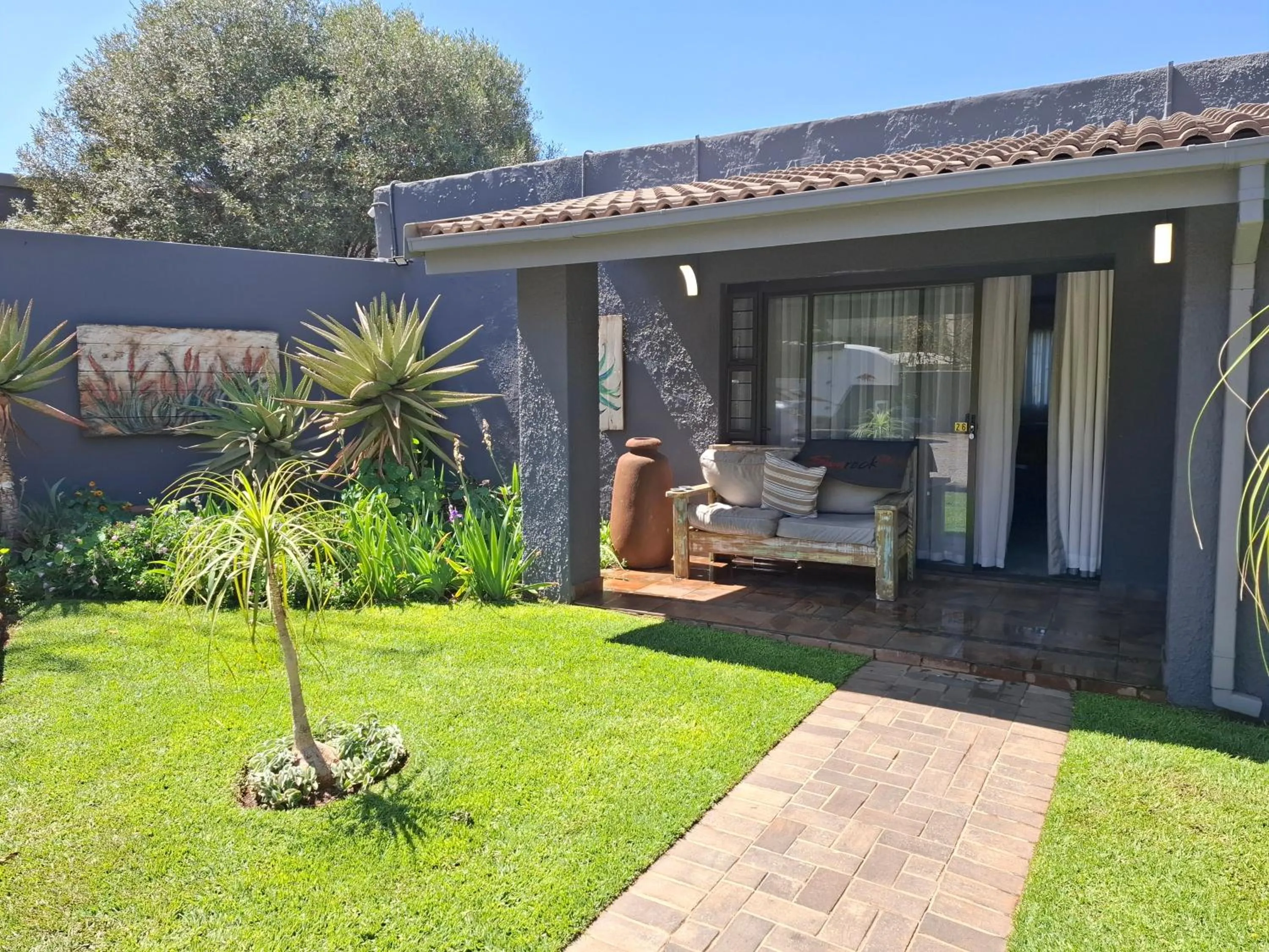 Garden view in Sunrock Guesthouse