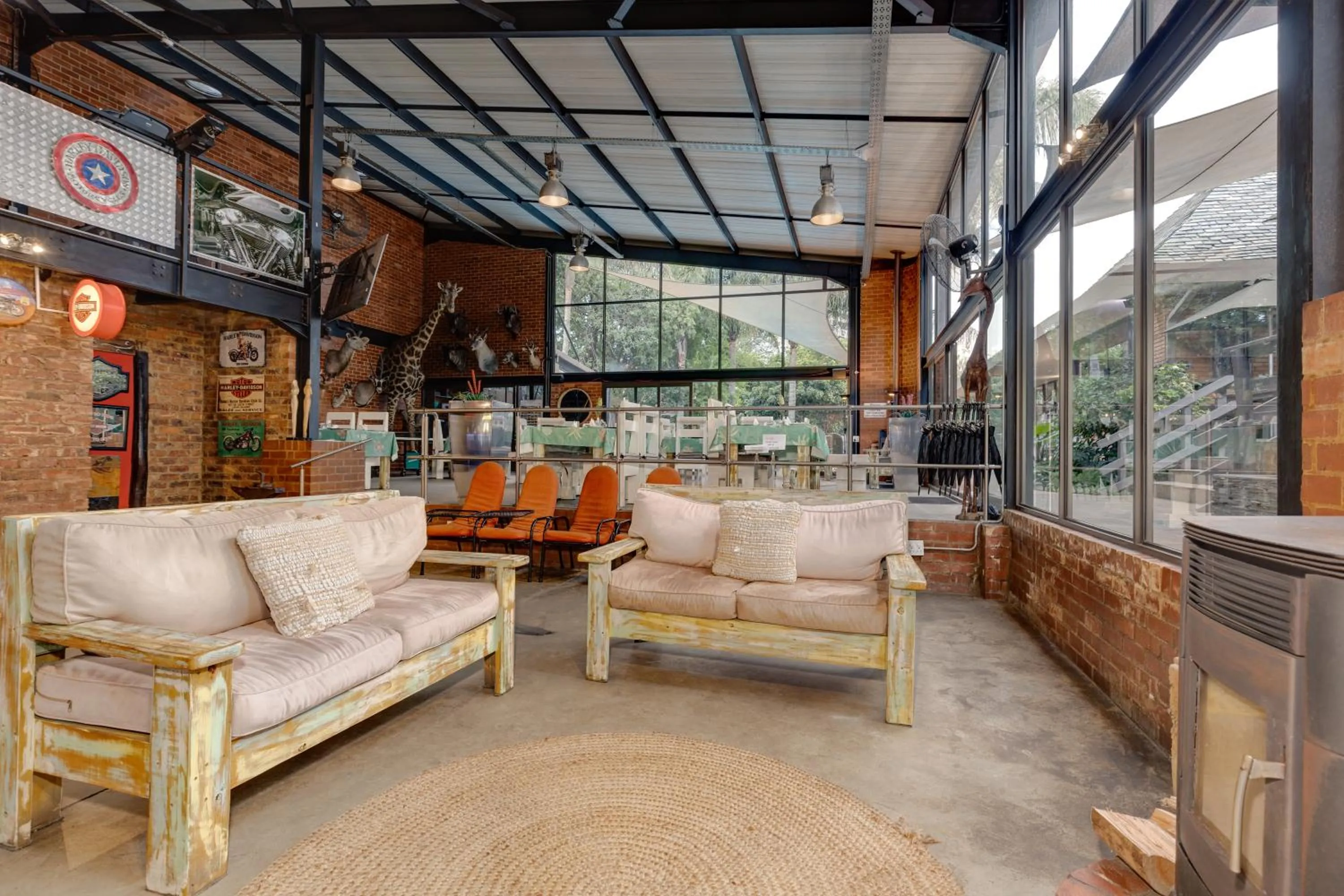 Seating area in Sunrock Guesthouse