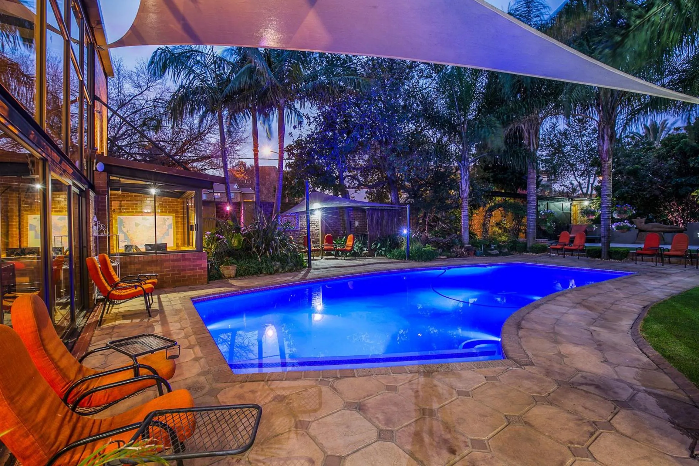 Garden in Sunrock Guesthouse