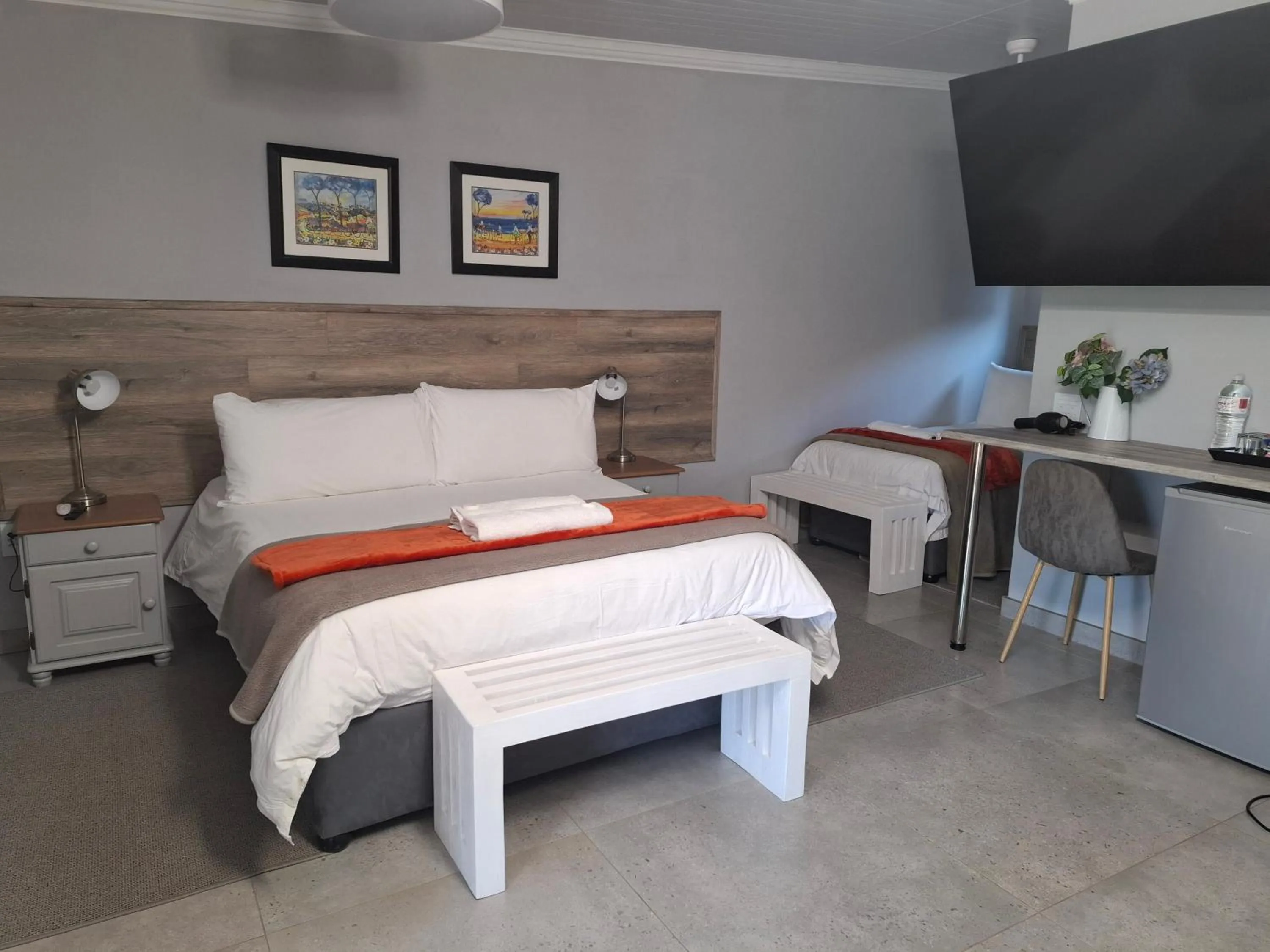 Bed in Sunrock Guesthouse