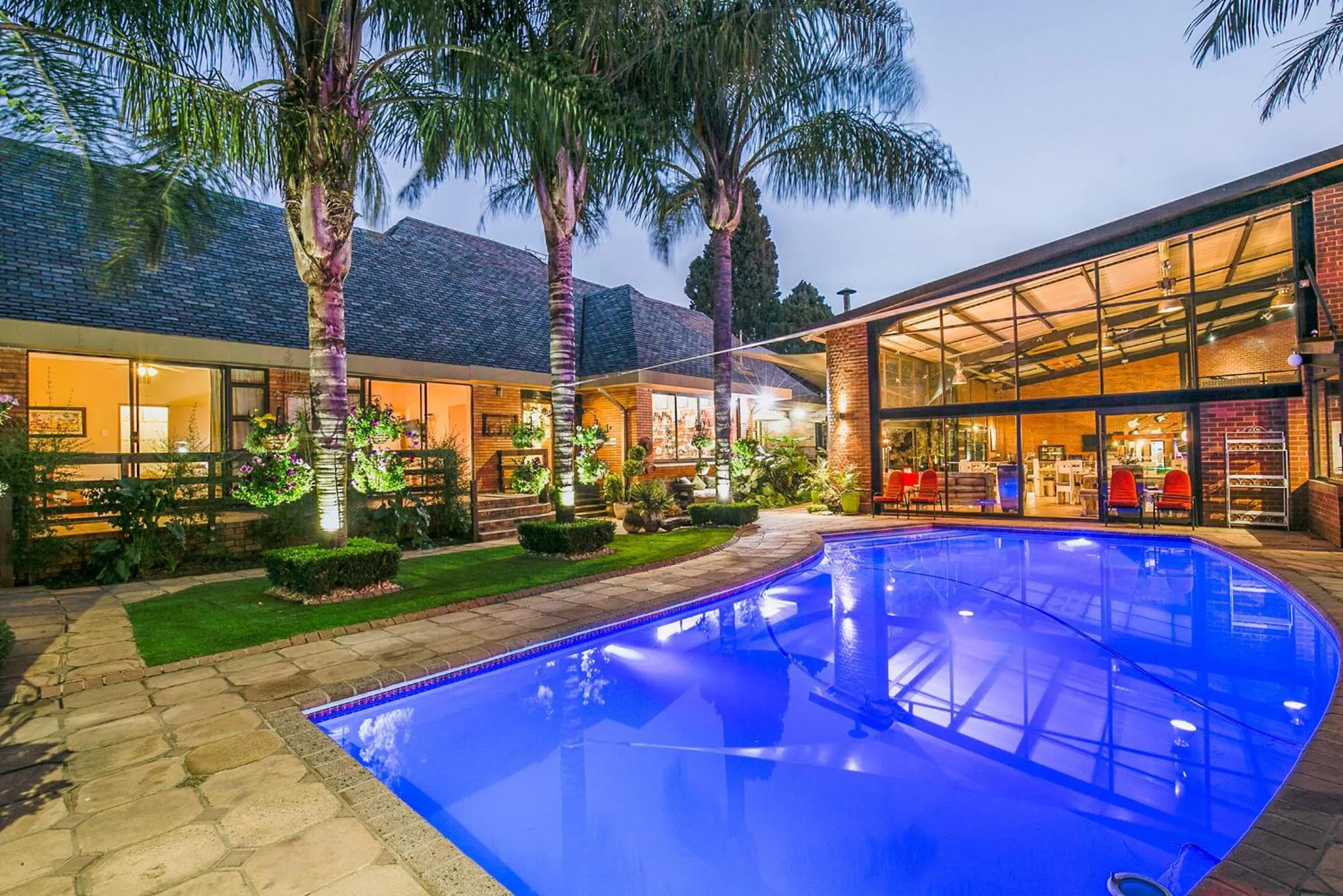 Garden in Sunrock Guesthouse