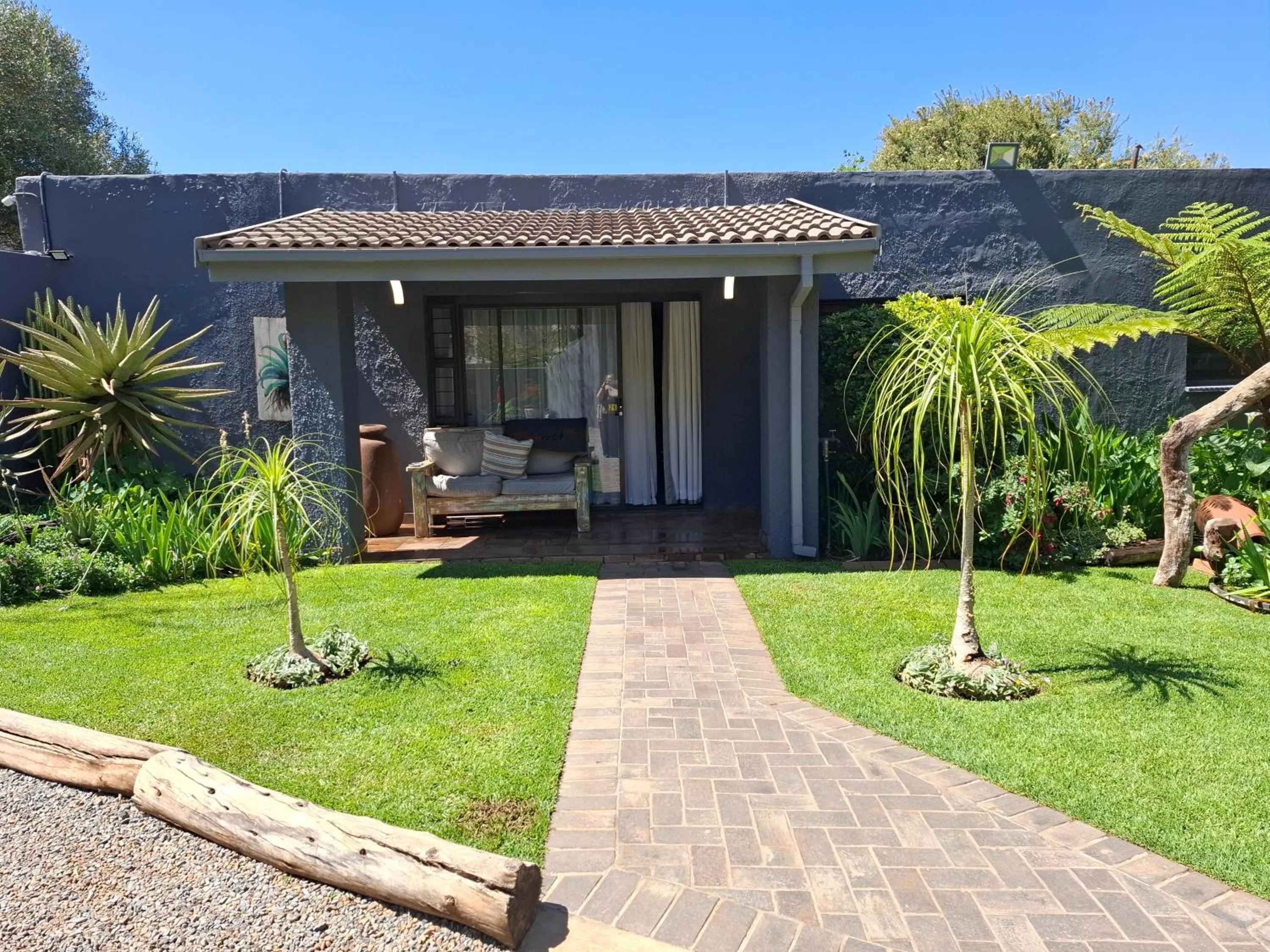 Garden view in Sunrock Guesthouse