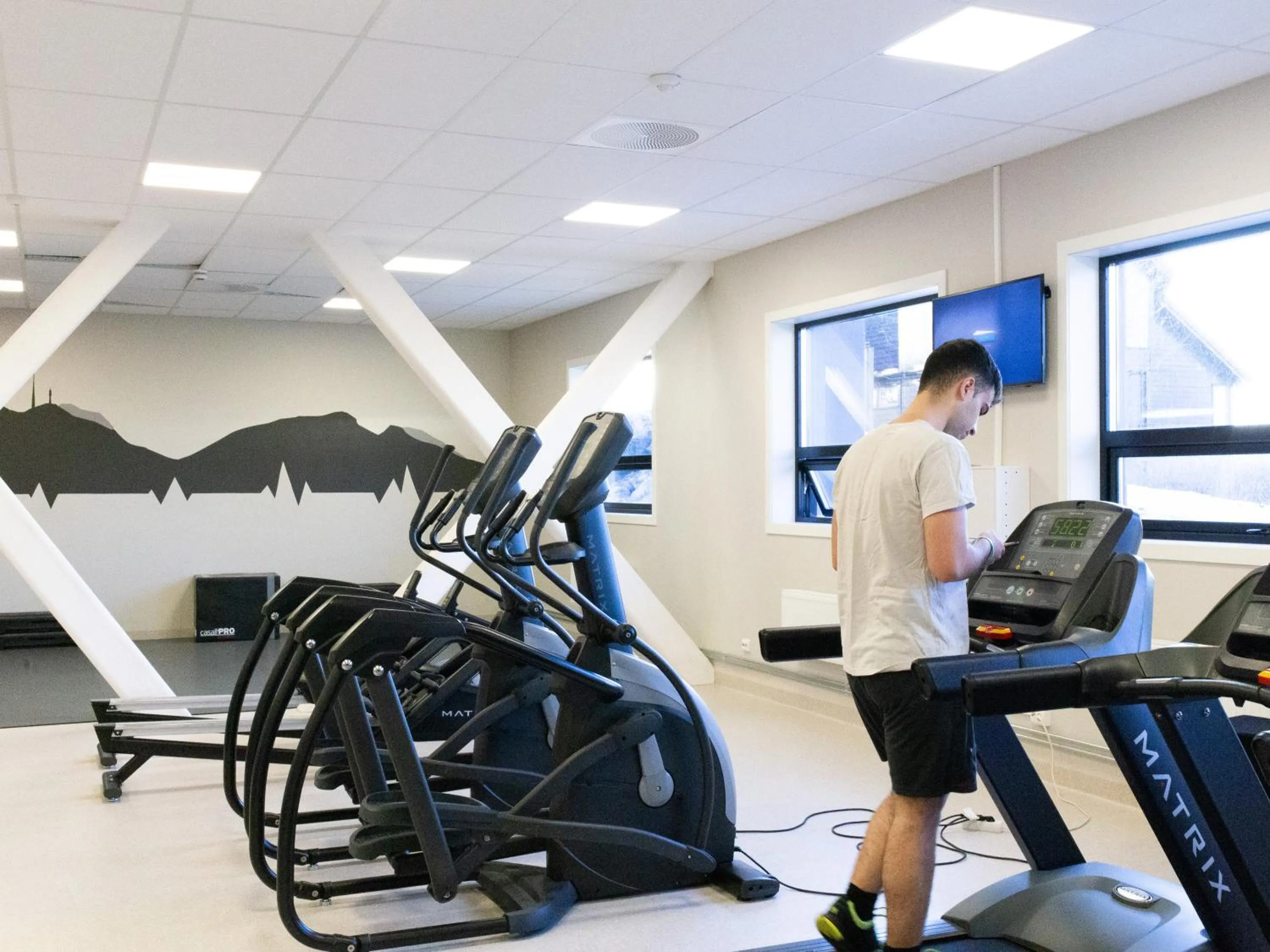 Fitness centre/facilities in Oslo Hostel Rønningen