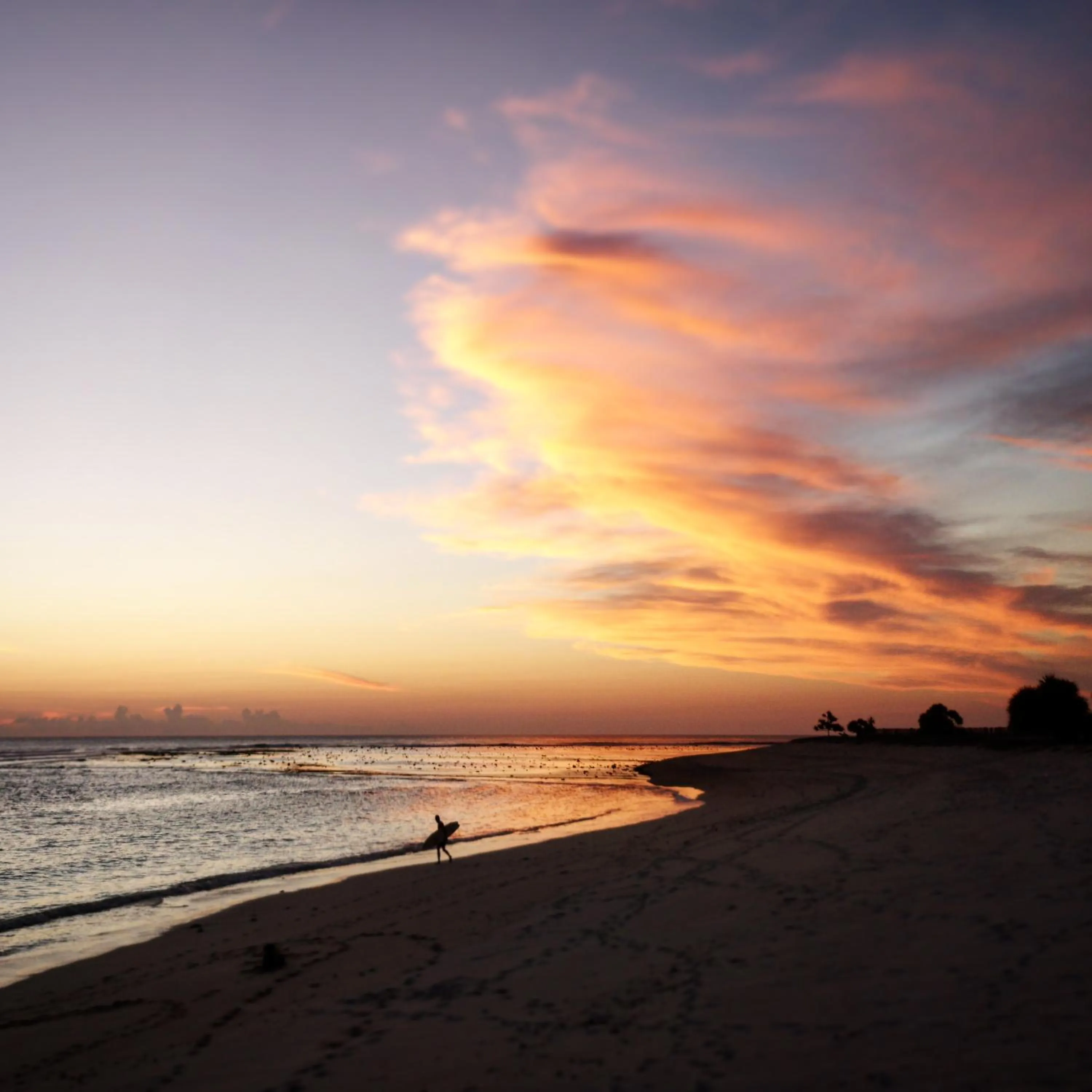 Beach in Boa Hill Surf House