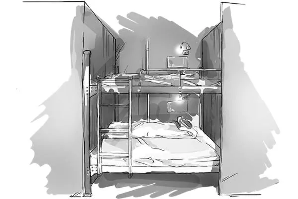 6-Bed Mixed Dormitory Room in REST backpacker