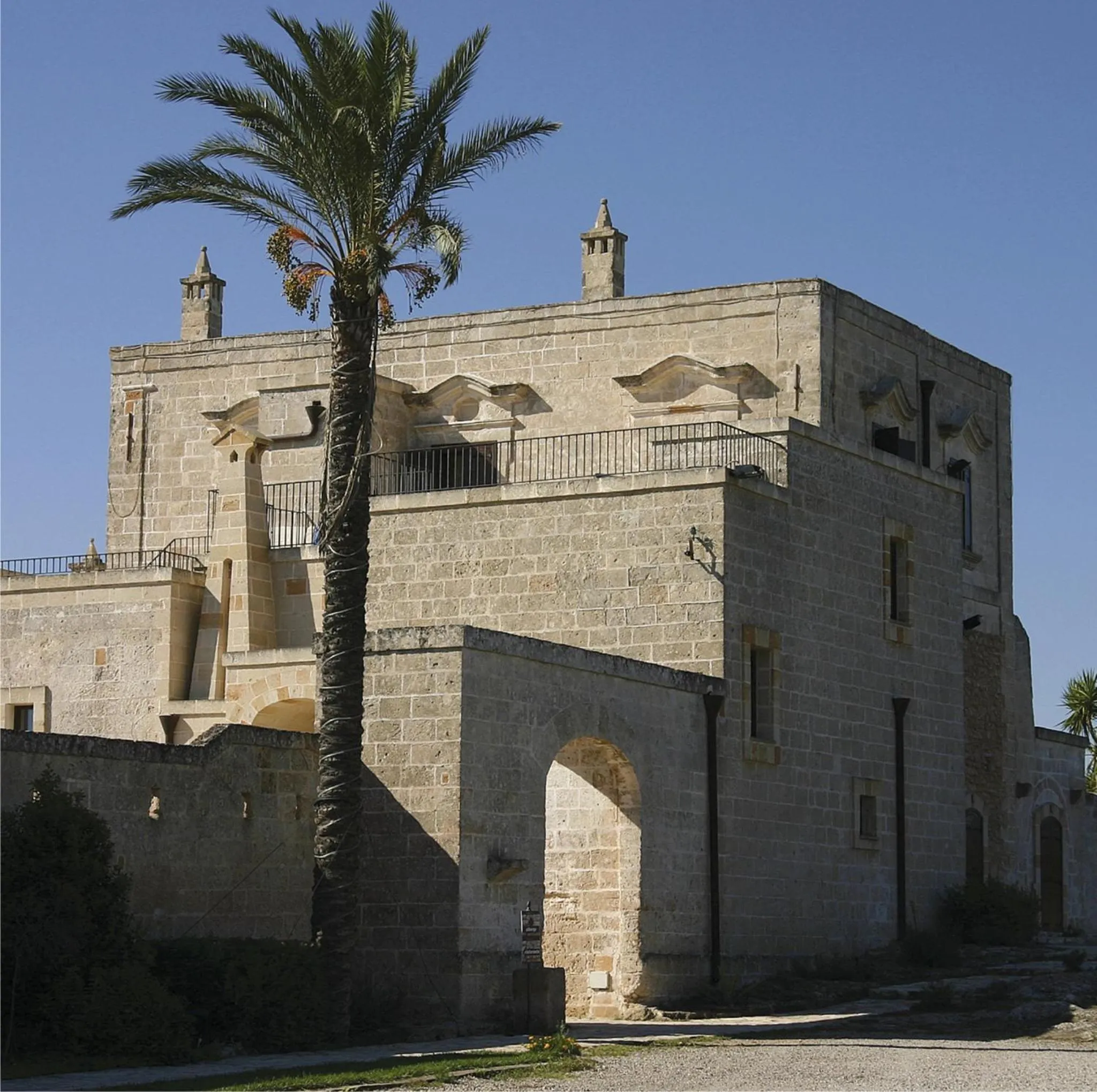 Facade/entrance in Masseria Bosco & Masseria Strazzati