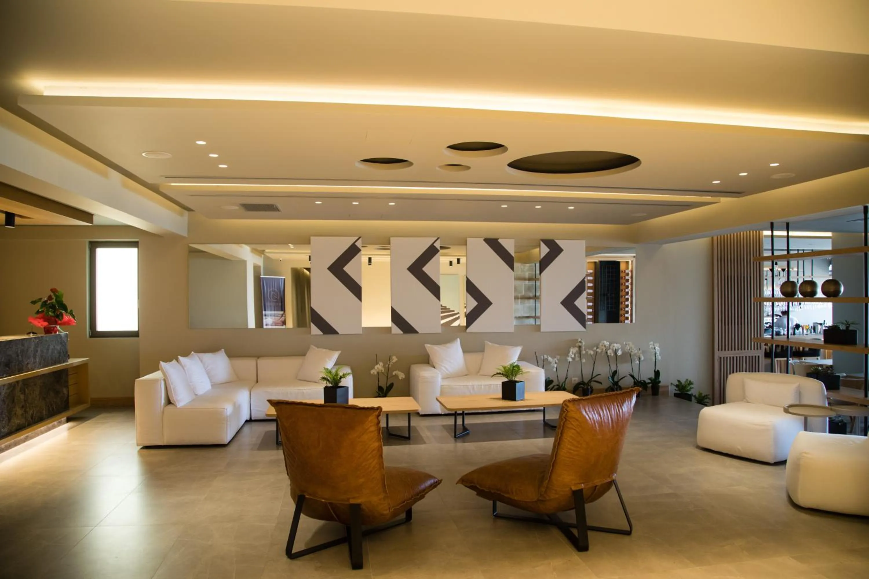 Lobby or reception in Ikones Seafront Luxury Suites