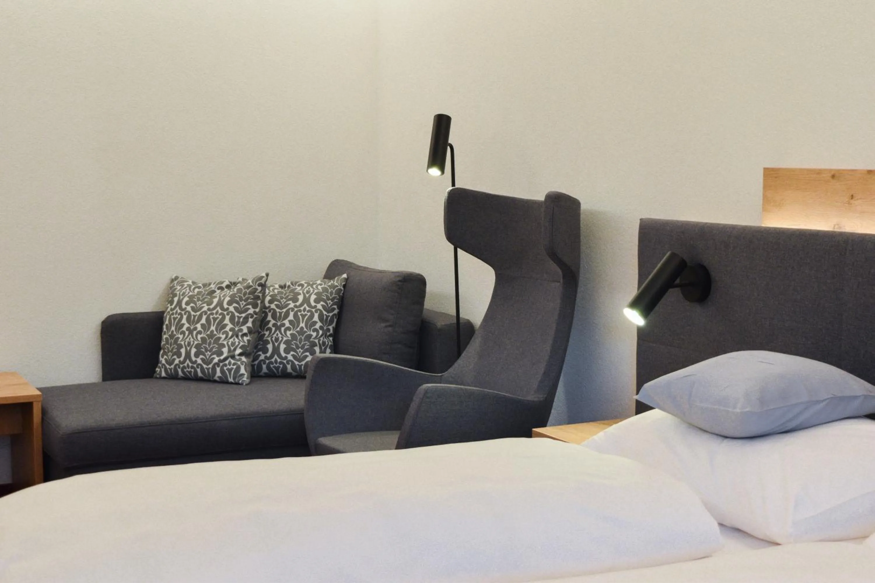 Photo of the whole room, Bed in Sonnenhotel Soldanella Sonneck