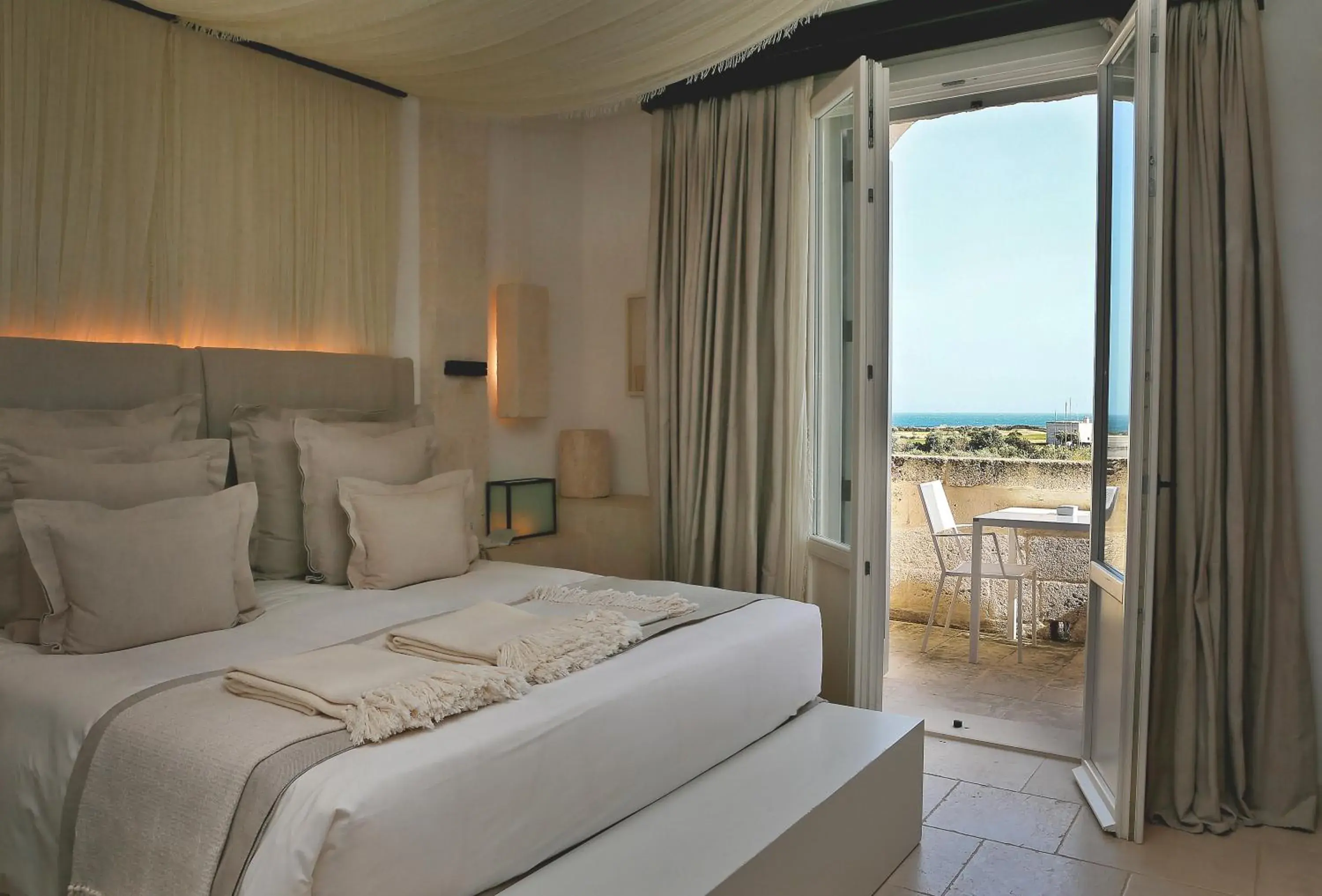 Deluxe Double Room with Sea View - La Corte in Borgo Egnazia Deluxe Double Room with Sea View - La Corte in Borgo Egnazia