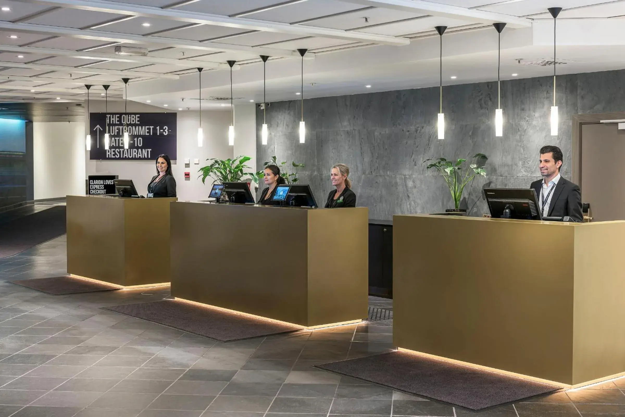 Lobby or reception in Clarion Hotel Oslo Airport Lobby or reception in Clarion Hotel Oslo Airport