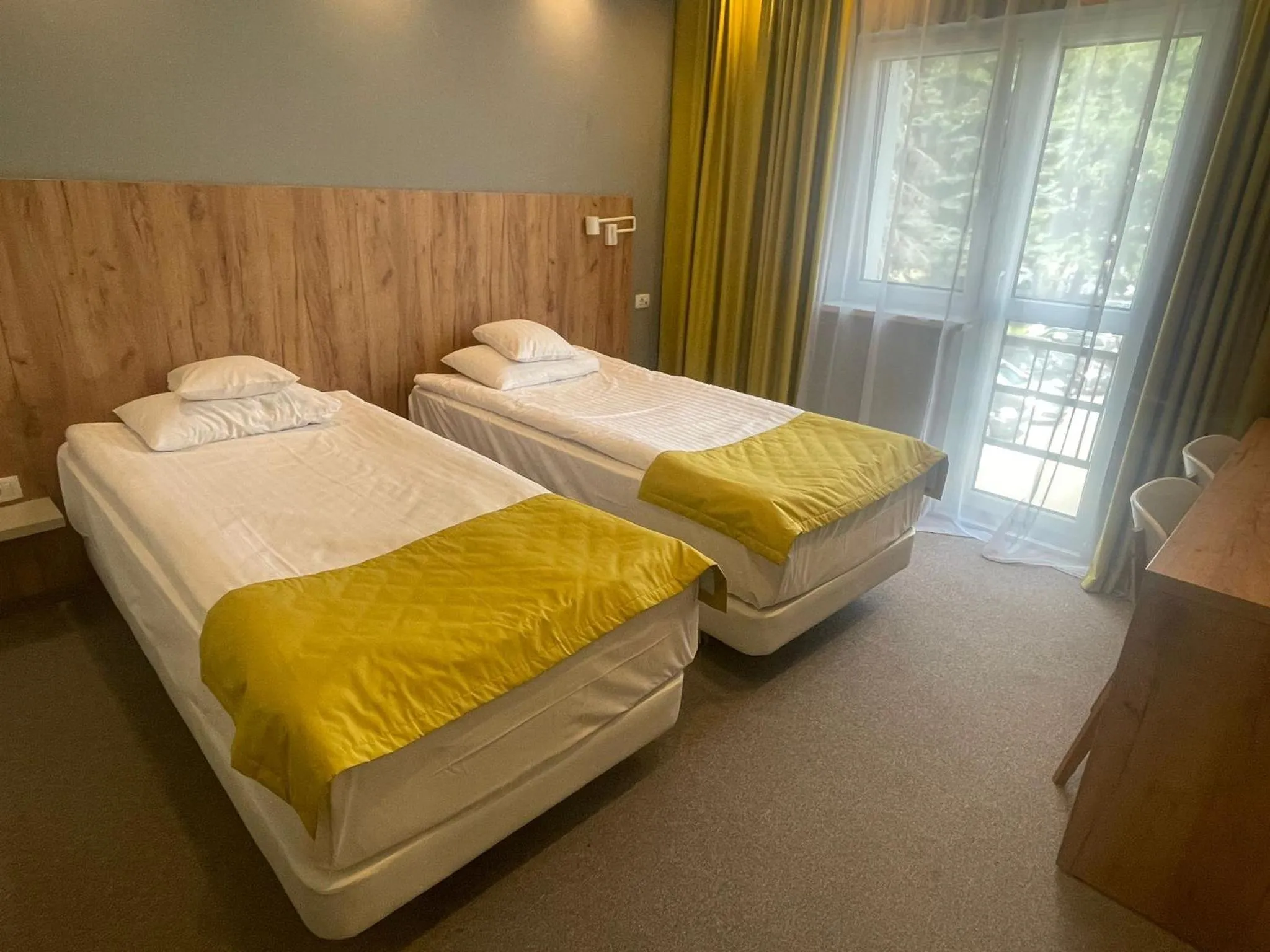 Bed in Hotel Bistrita