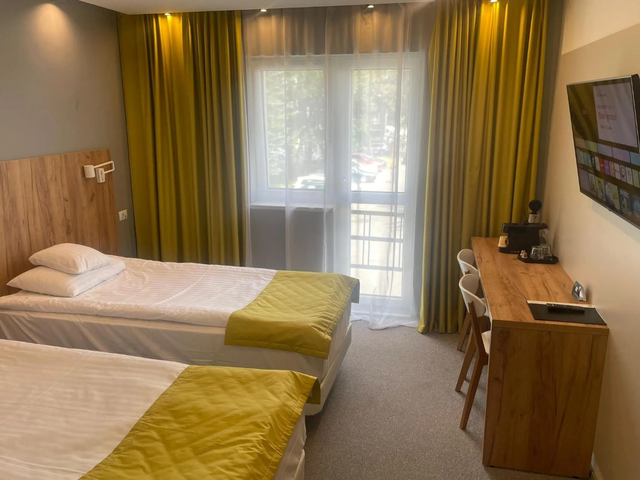 Bed in Hotel Bistrita