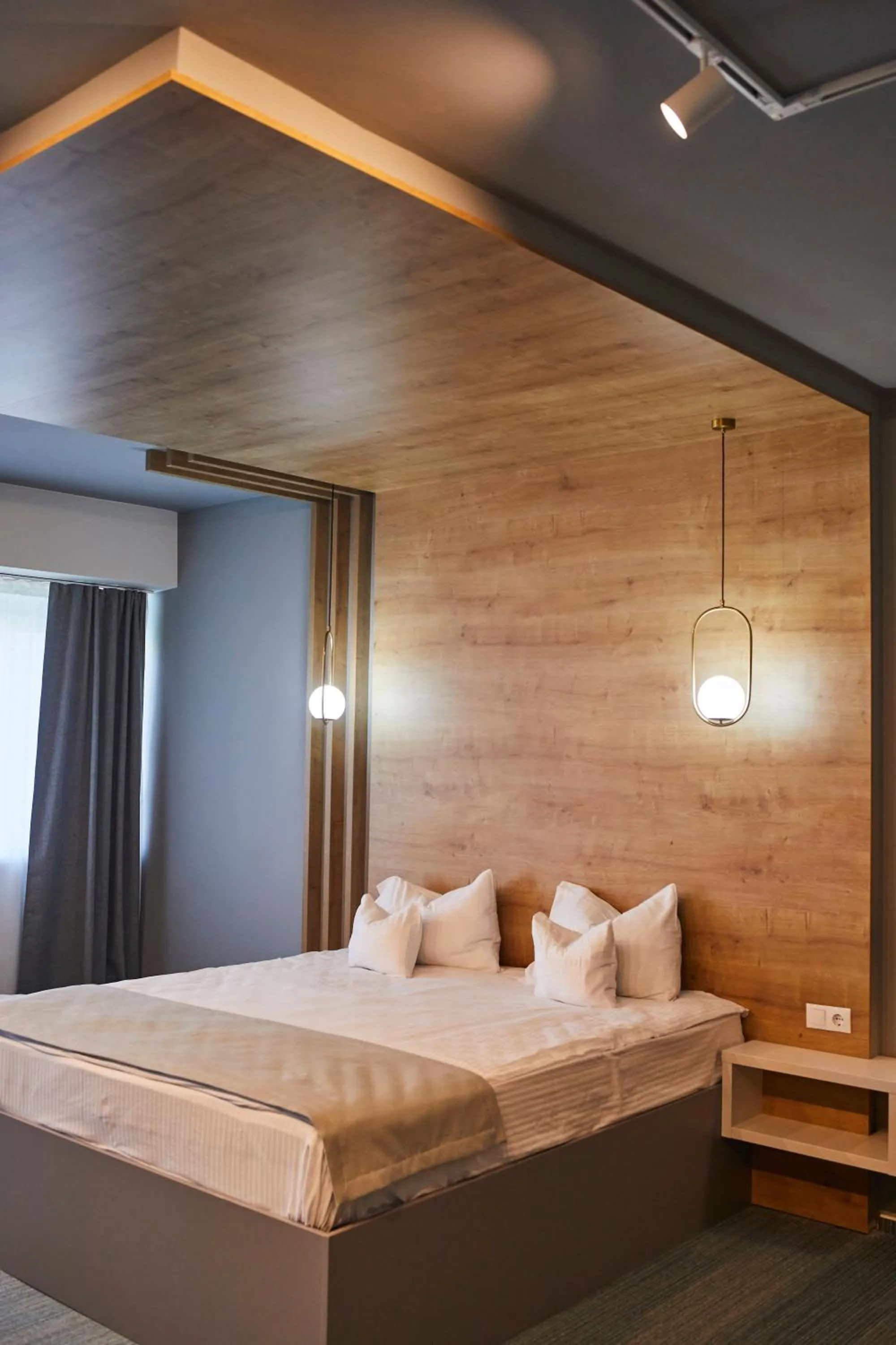 Bed in Hotel Bistrita