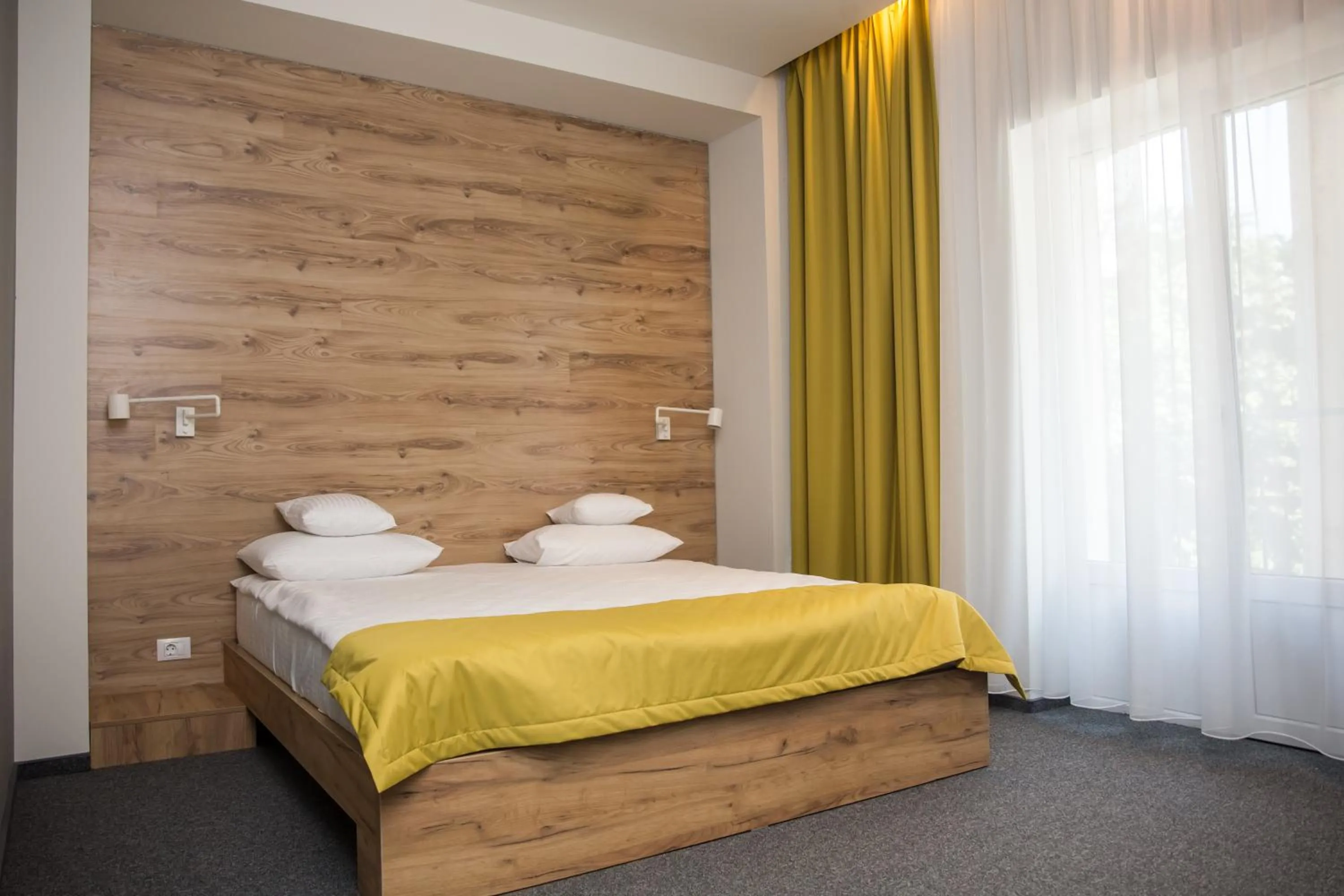 Bed in Hotel Bistrita