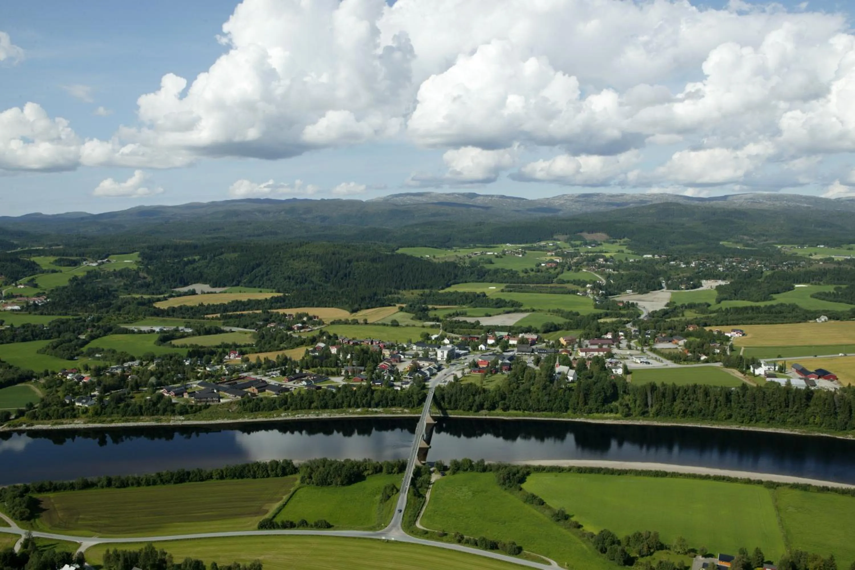 Bird's eye view in Overhalla Hotel