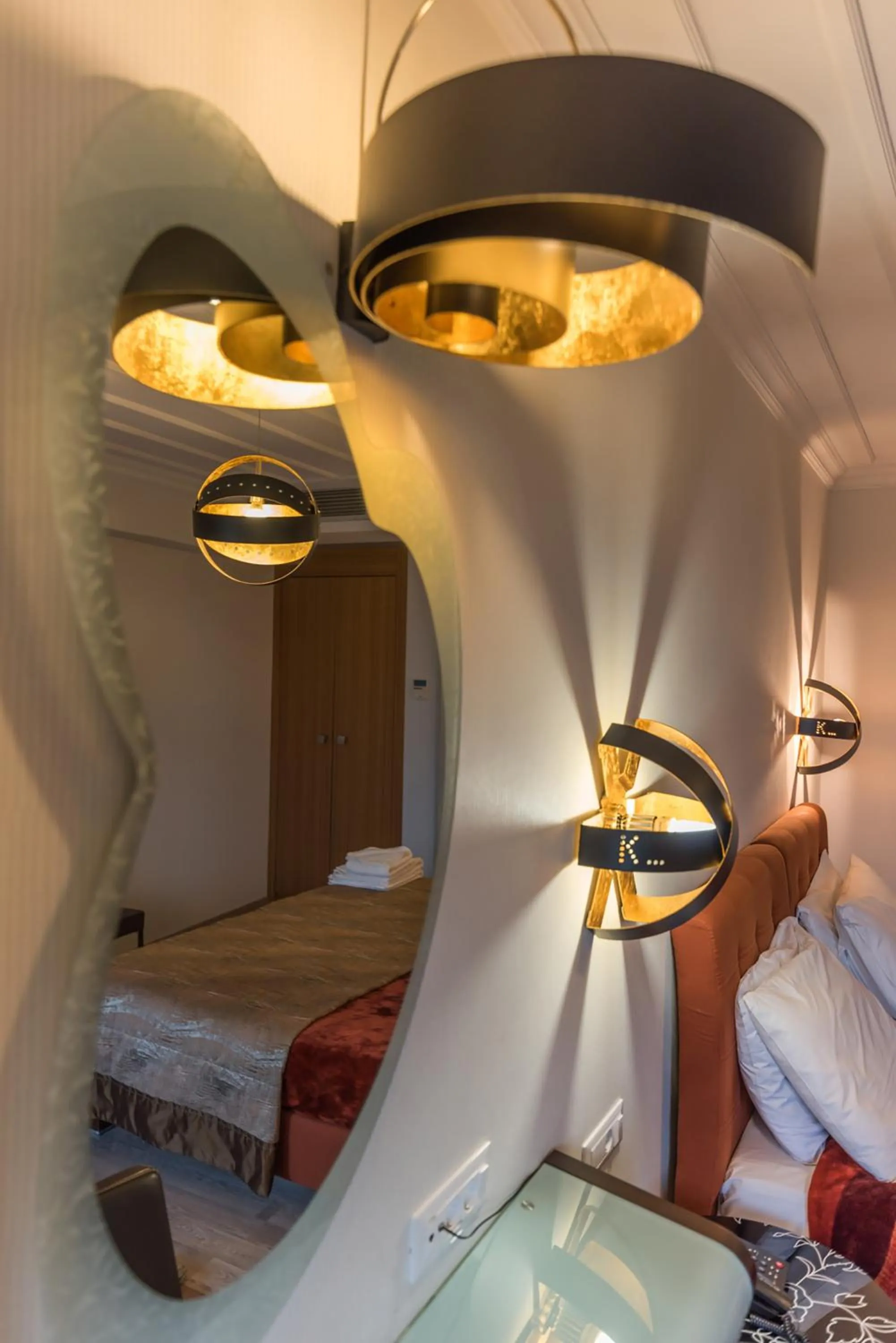 Decorative detail, Bed in Amfitriti Palazzo