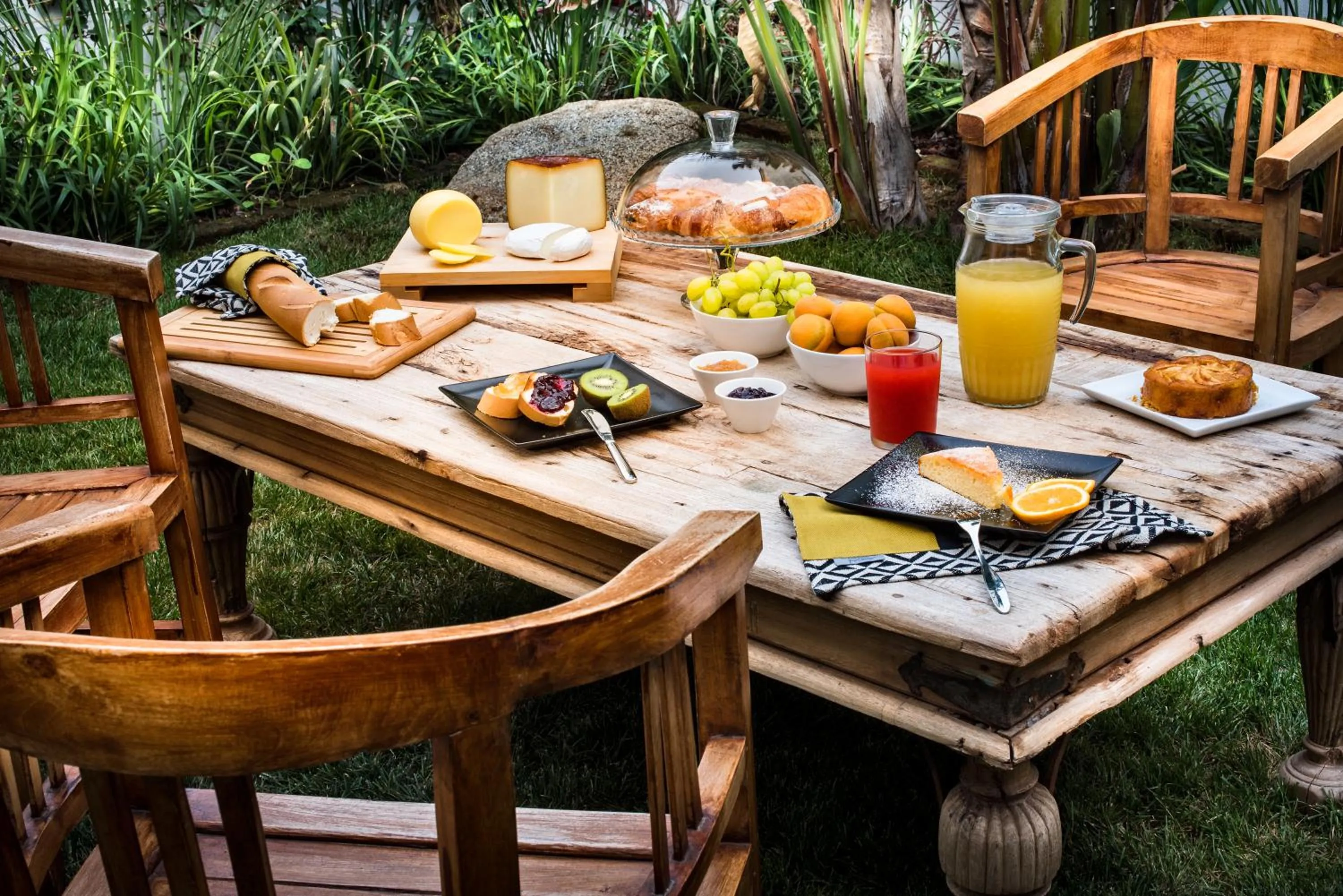 Garden in Teku Sardinia Boutique Hotel